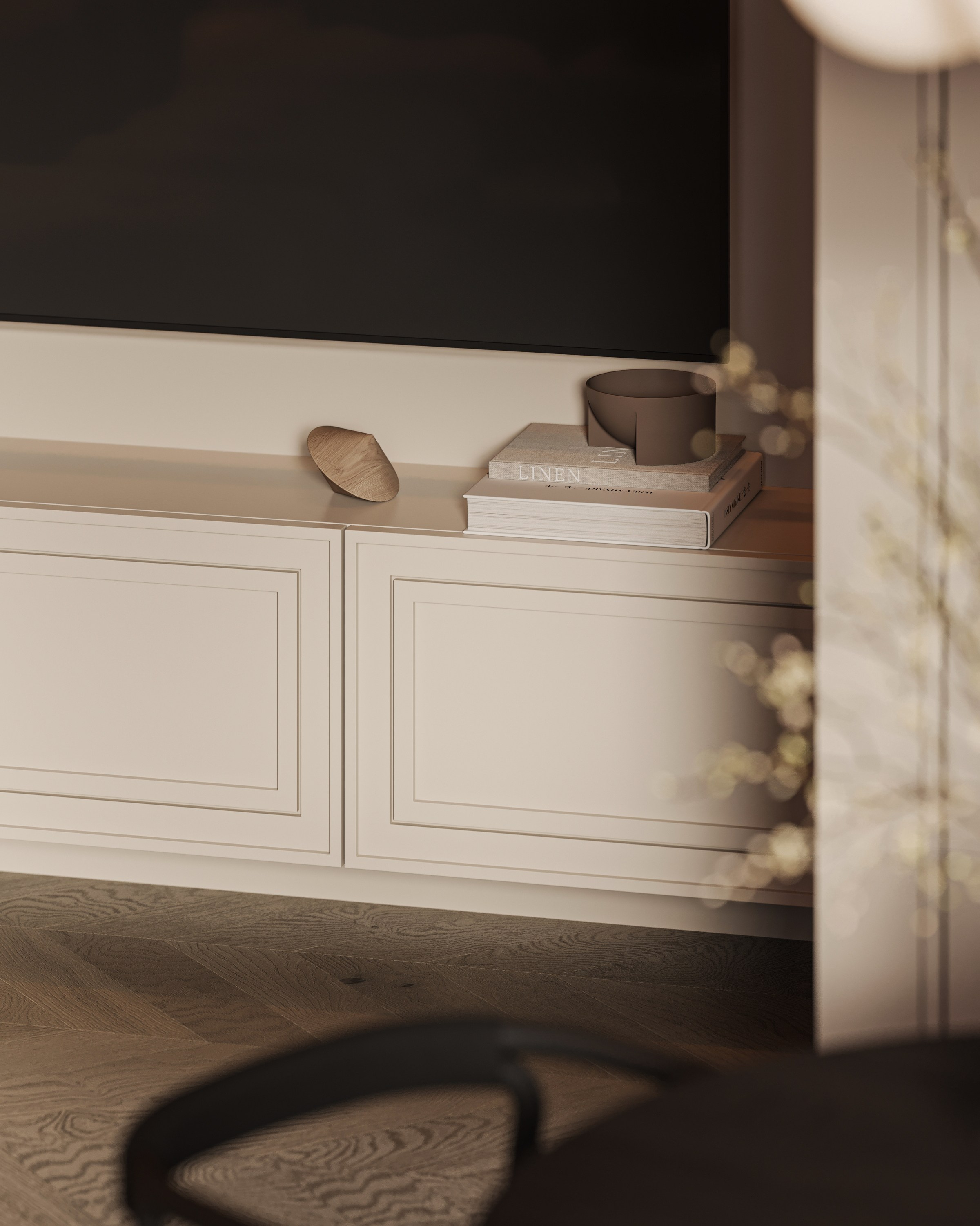 Кухня-гостиная ЖК «Континенталь». 3D визуализация интерьера Надежда Соколова