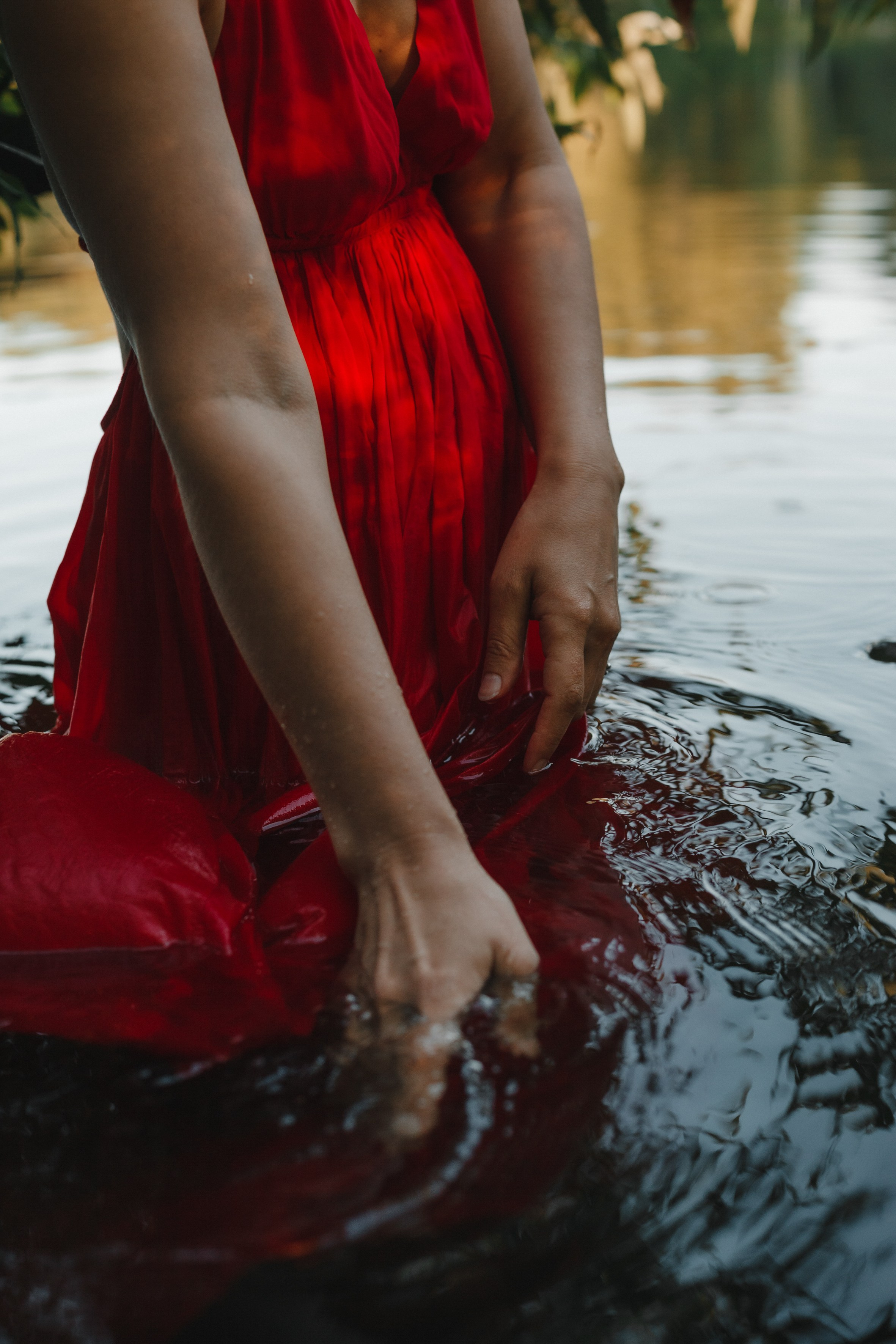 Ню 18+ Съёмка в воде Рассвет Кувшинки. Портретный и репортажный фотограф в Москве, Ольга Ларема