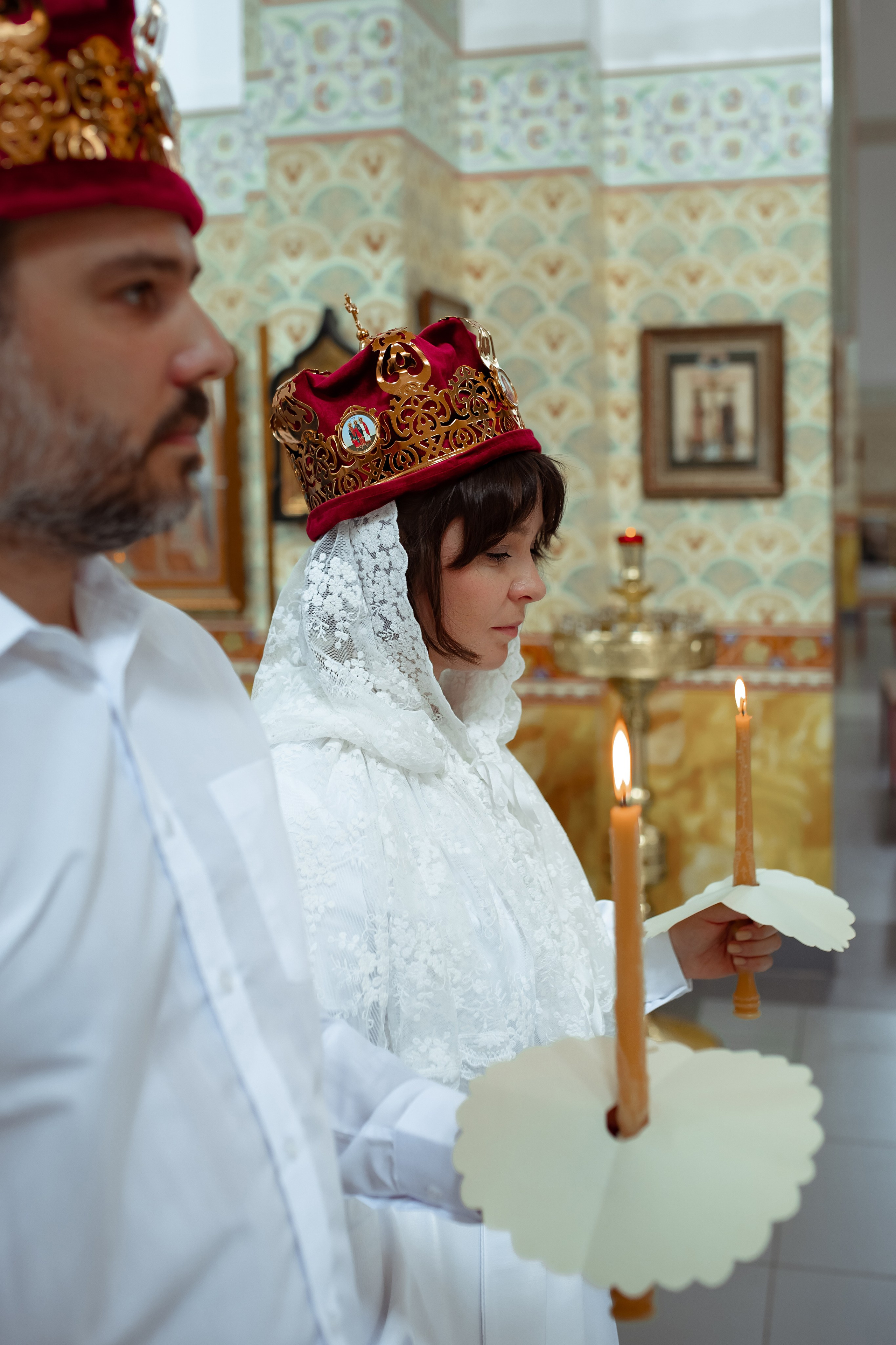 Венчание Елены и Павла в Храме СВ Саввы Сторожевского. Семейный и детский фотограф в Москве Дорогова Екатерина