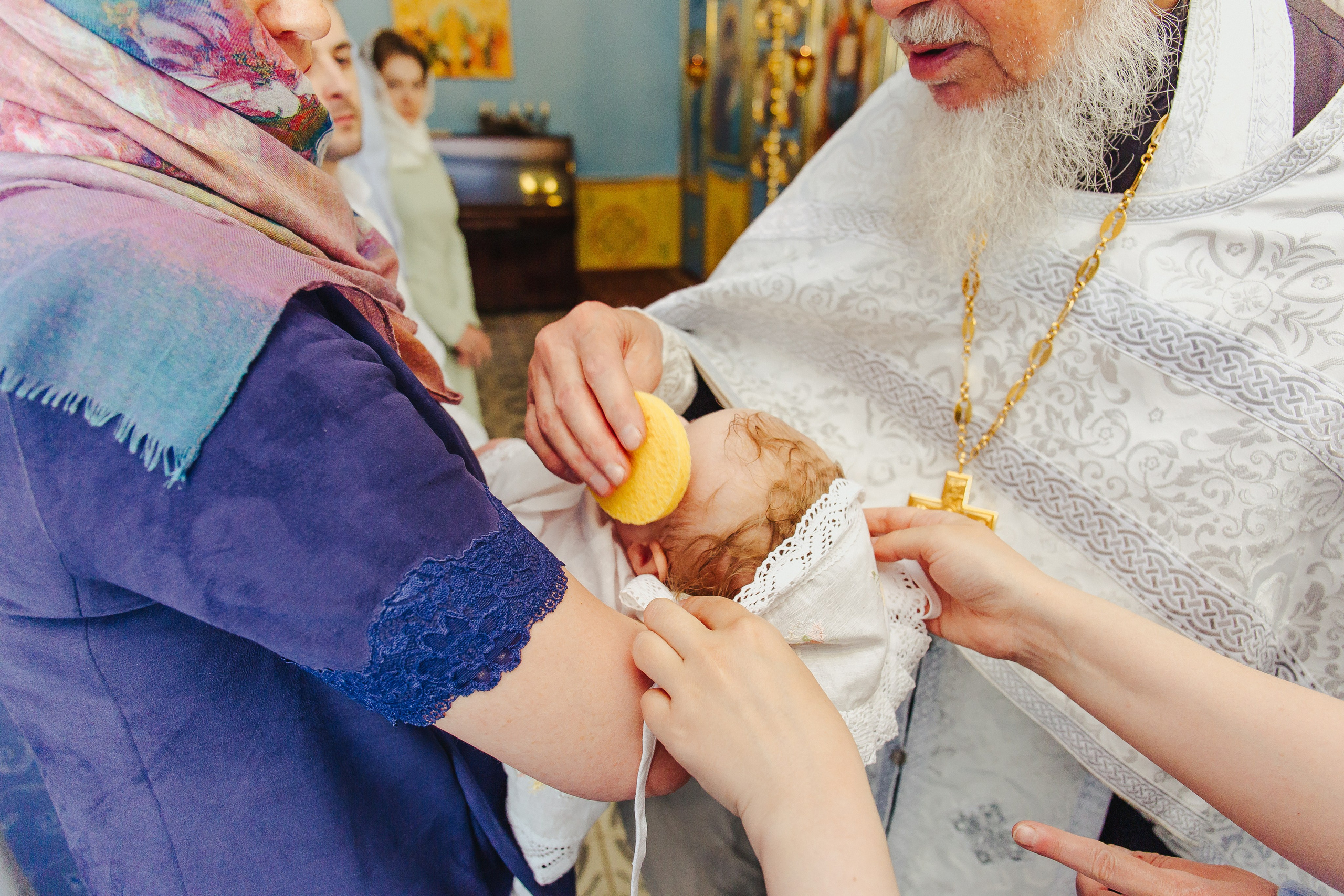 Фотосессия крещения малыша. Фотограф новорожденных и детский в Сергиевом Посаде Кругликова Юлия