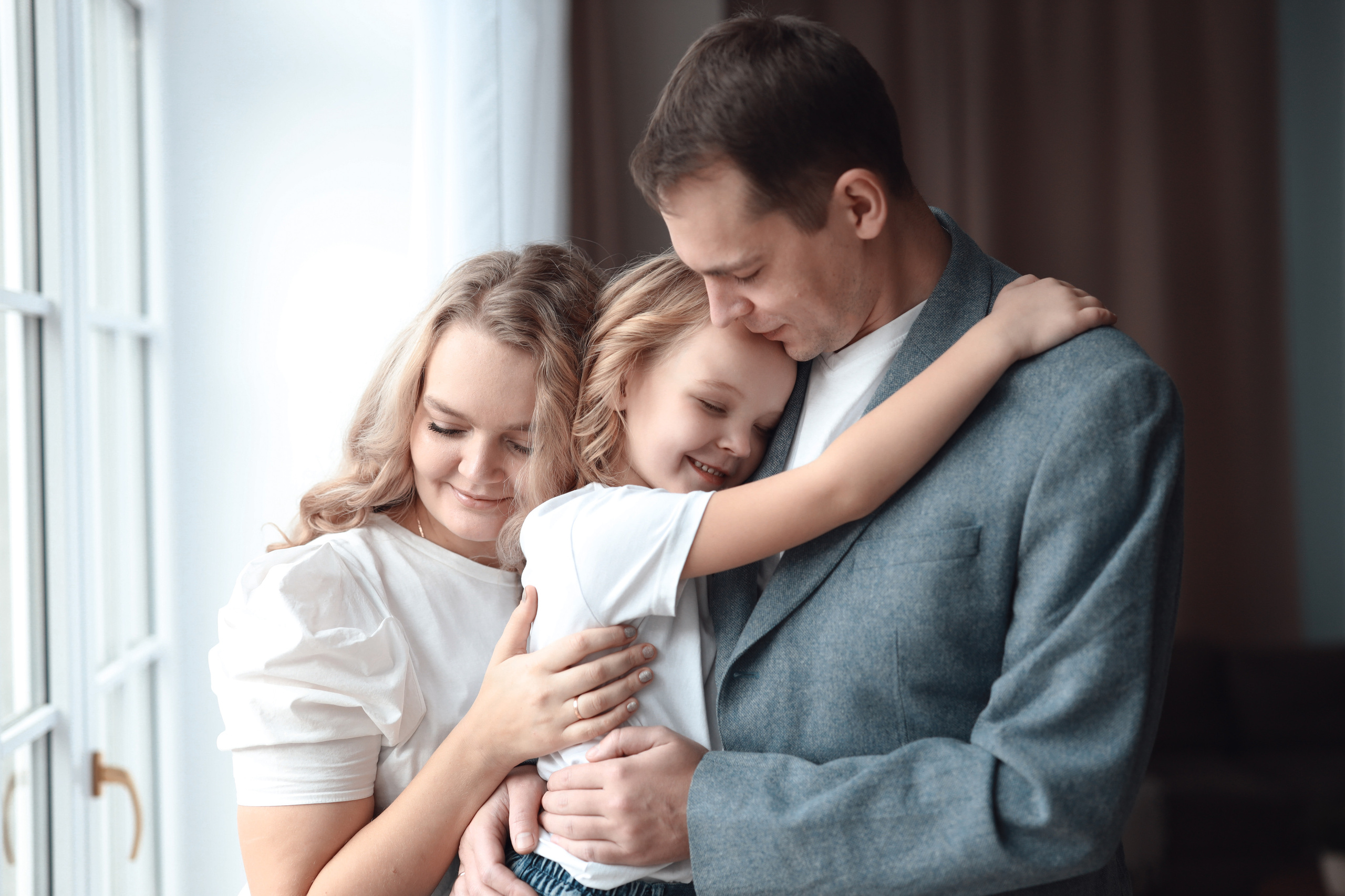 Семейная фотосессия в фотостудии Санкт-Петербург. Фотограф Санкт-Петербург Конюхова Мария