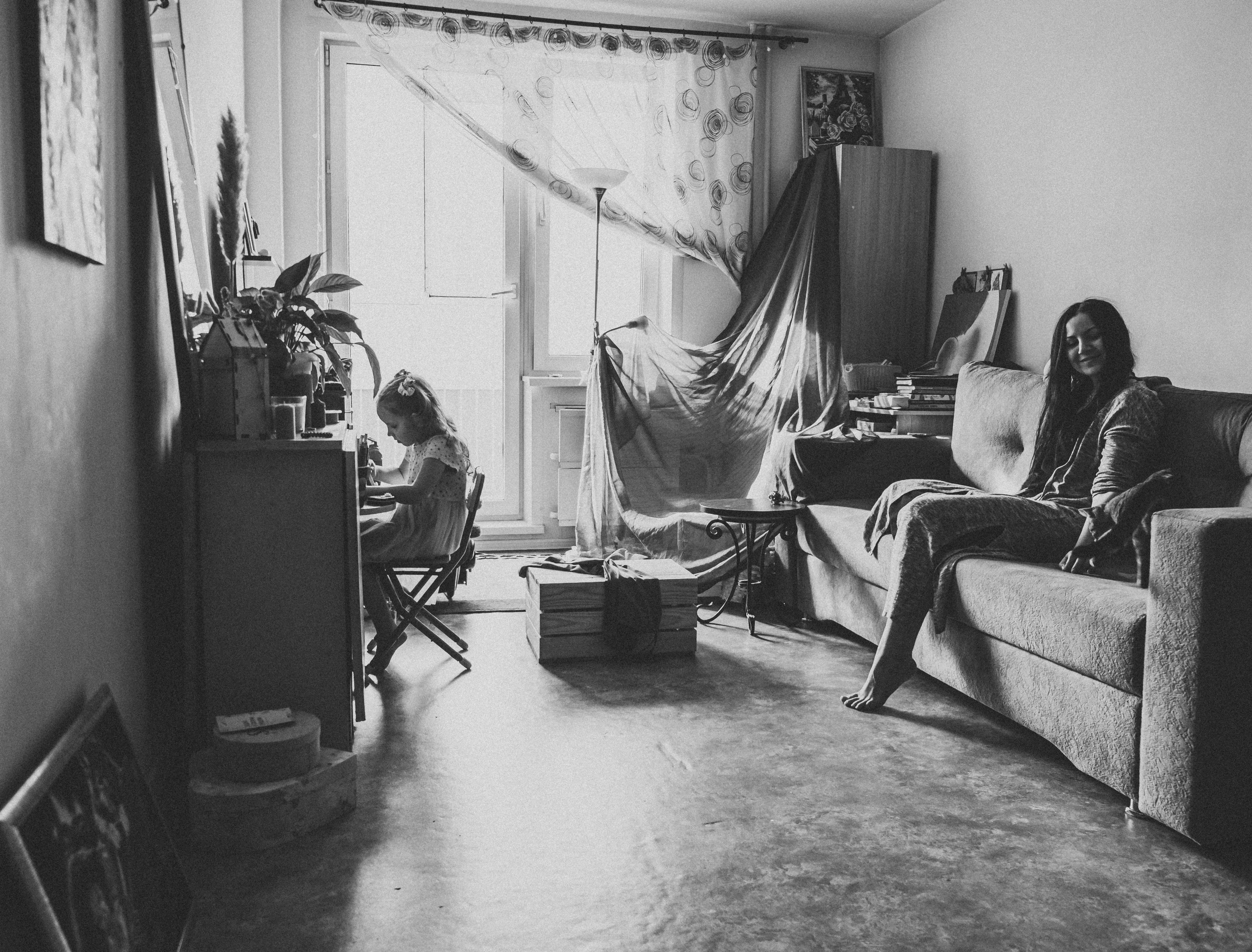 Домашняя, в студии. Портретный и семейный фотограф в Красноярске Смирнова Наталья