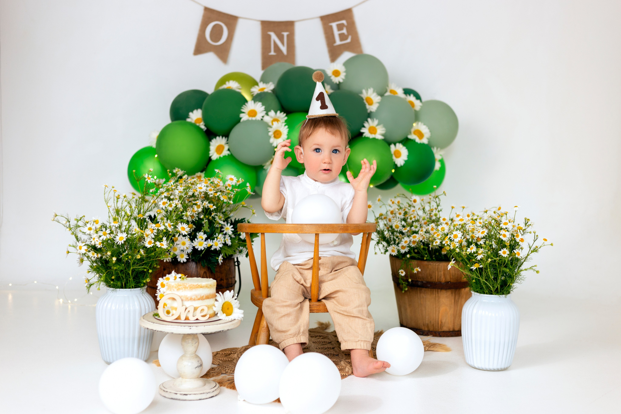 Паша Первый годик. Фотограф беременных и новорождённых в Краснодаре