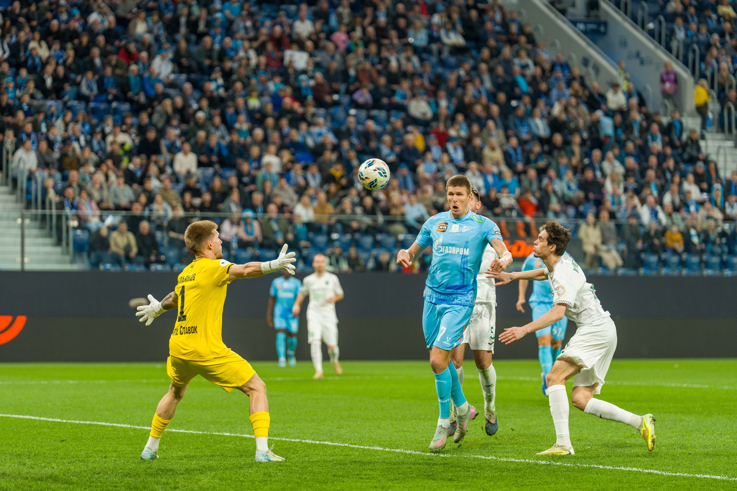 Зенит — Ахмат 2:0: фотогалерея матча 27-го тура РПЛ на Газпром Арене | Антон Гауф. Спортивный фотограф в Санкт-Петербурге | Антон Гауф
