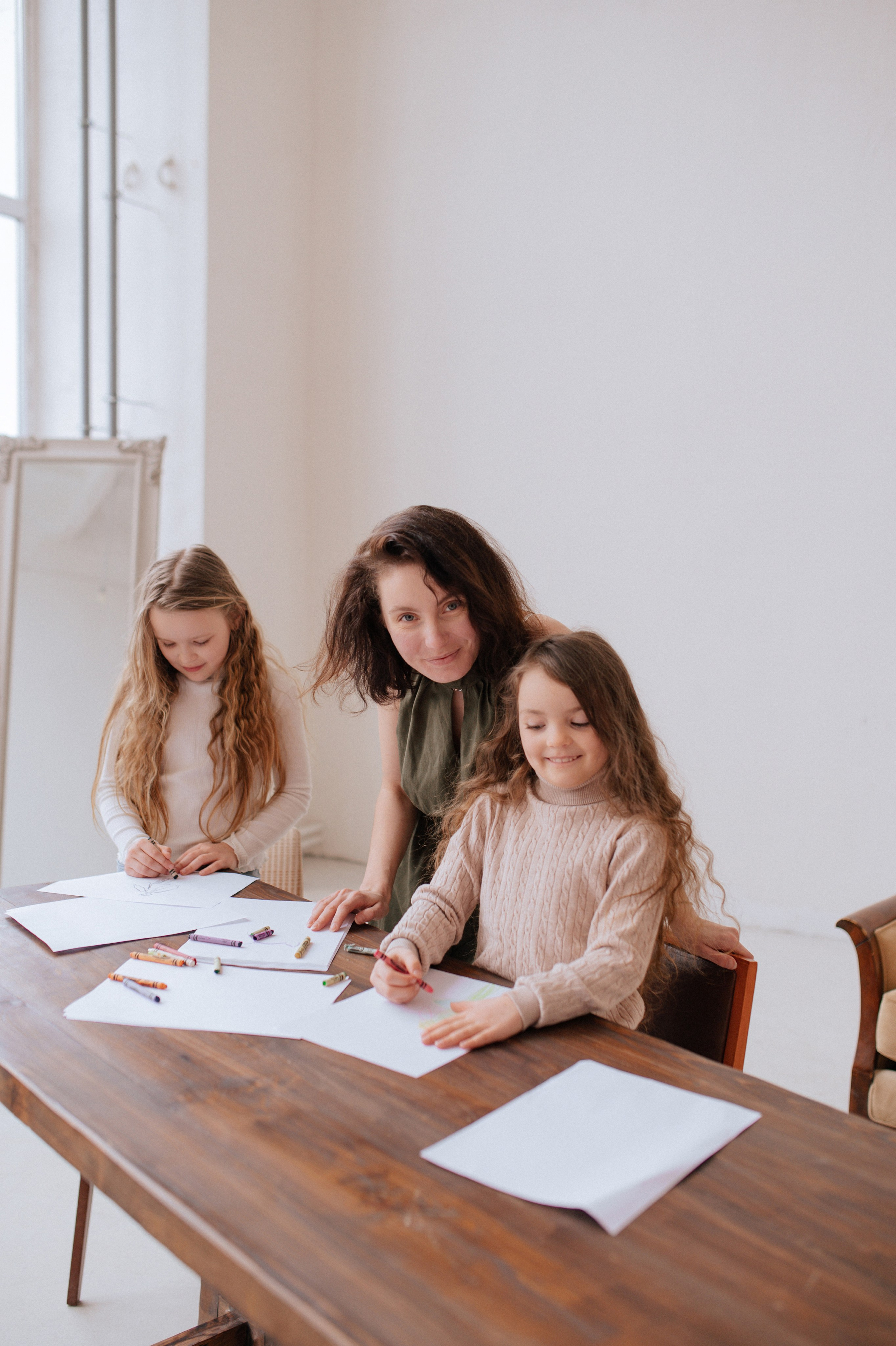 Мама и дочки. Фотограф Светлана Васильева