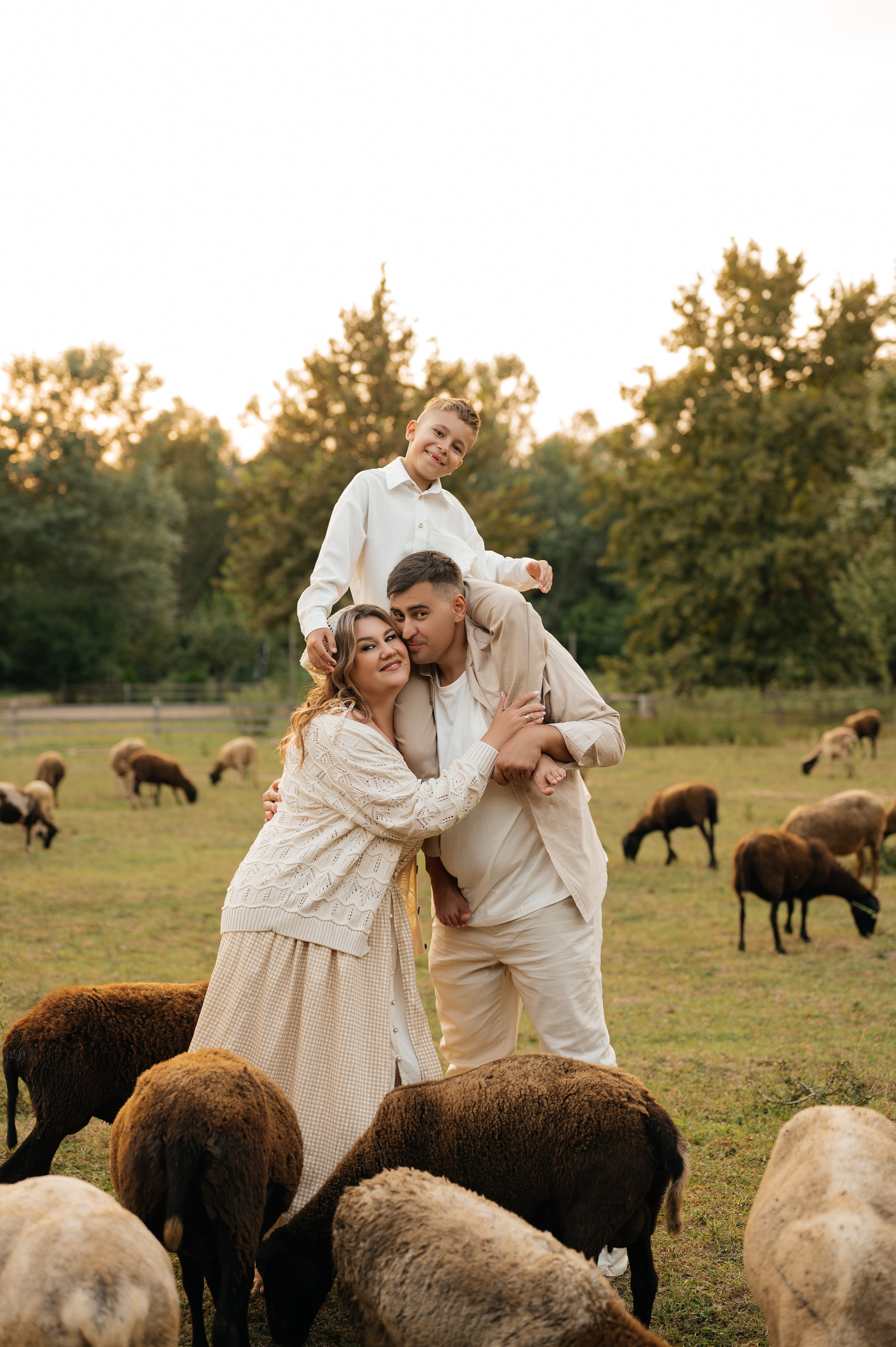 Семейная фотосессия на ферме. Свадебный и семейный фотограф в Краснодаре Алина Мельник