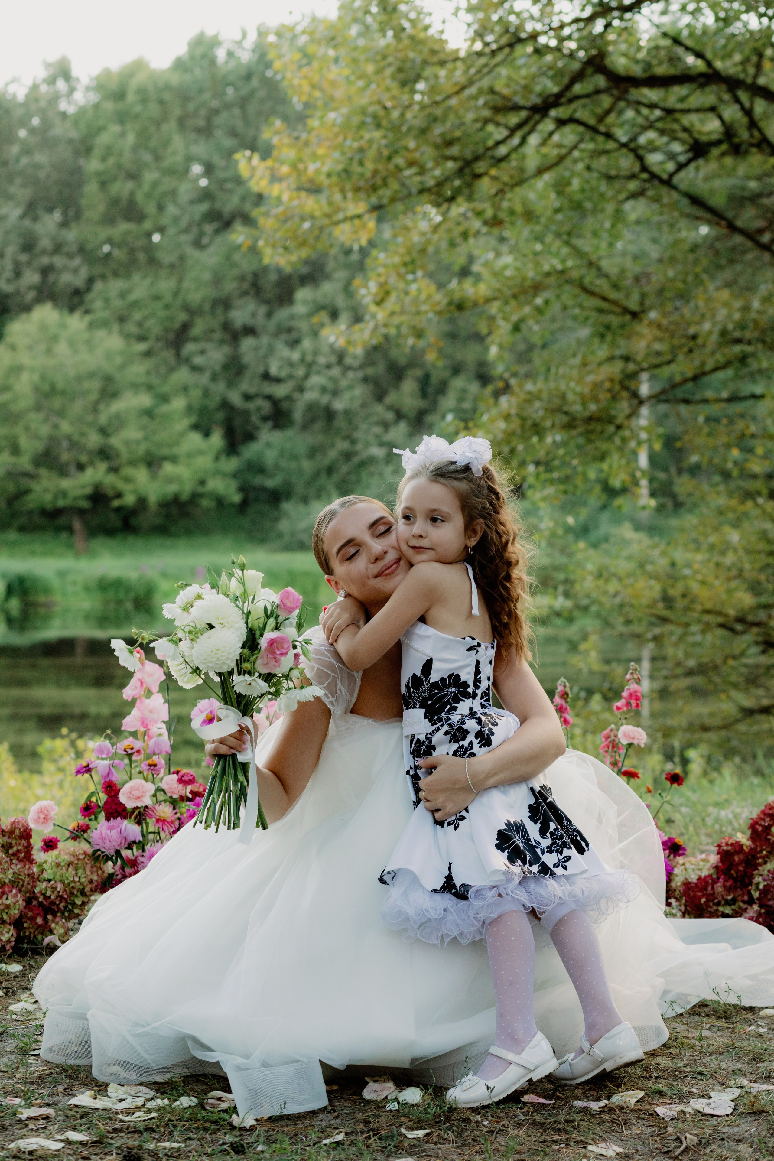 Летняя свадебная фотосессия