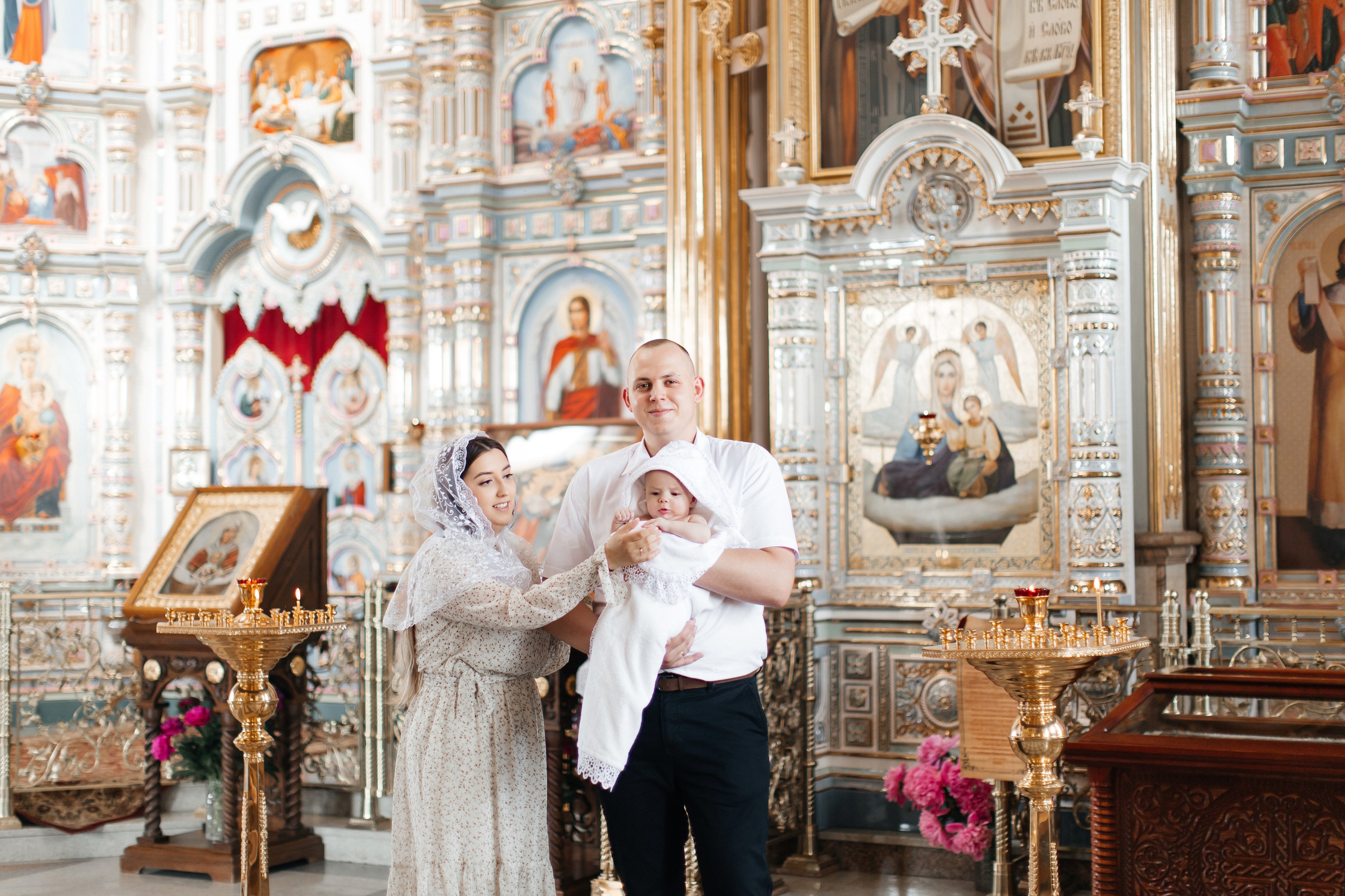 Таинство Крещения. Фотограф Лиана Артемова в Пензе