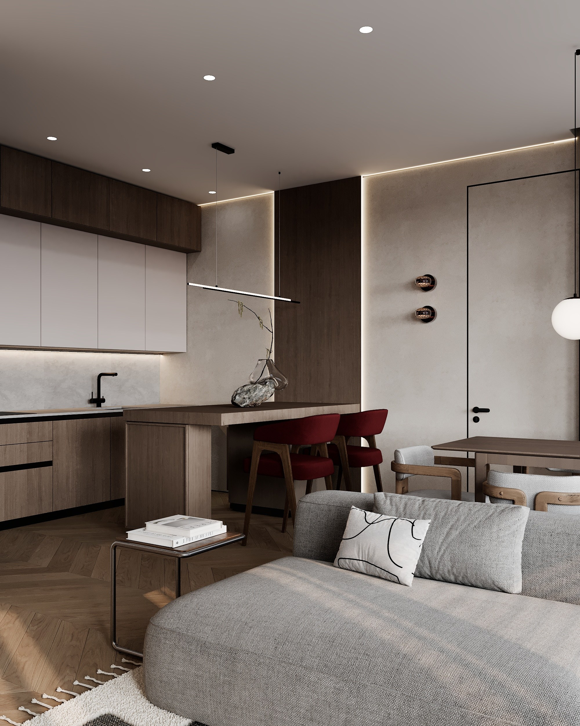 ЖК Легенда Черная речка 41/Санкт-Петербург/ 82 кв. м. Ксения Барабаш дизайнер интерьера в Санкт-Петербурге