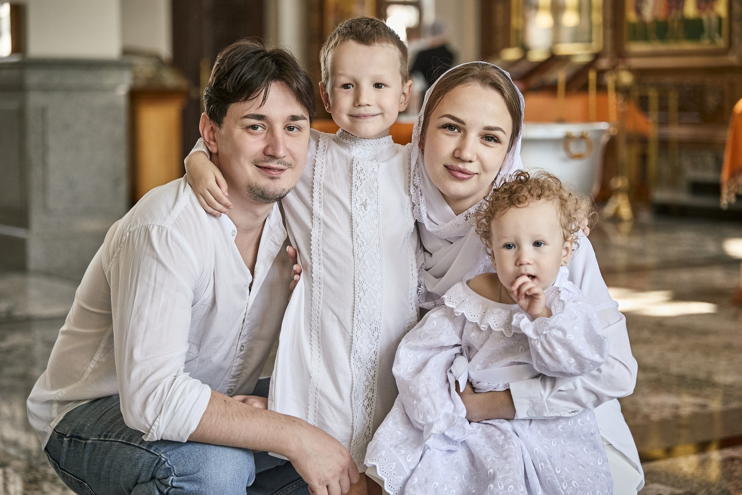 Таинство Крещения Миры и Марка. Свадебный фотограф Екатерина Борисова