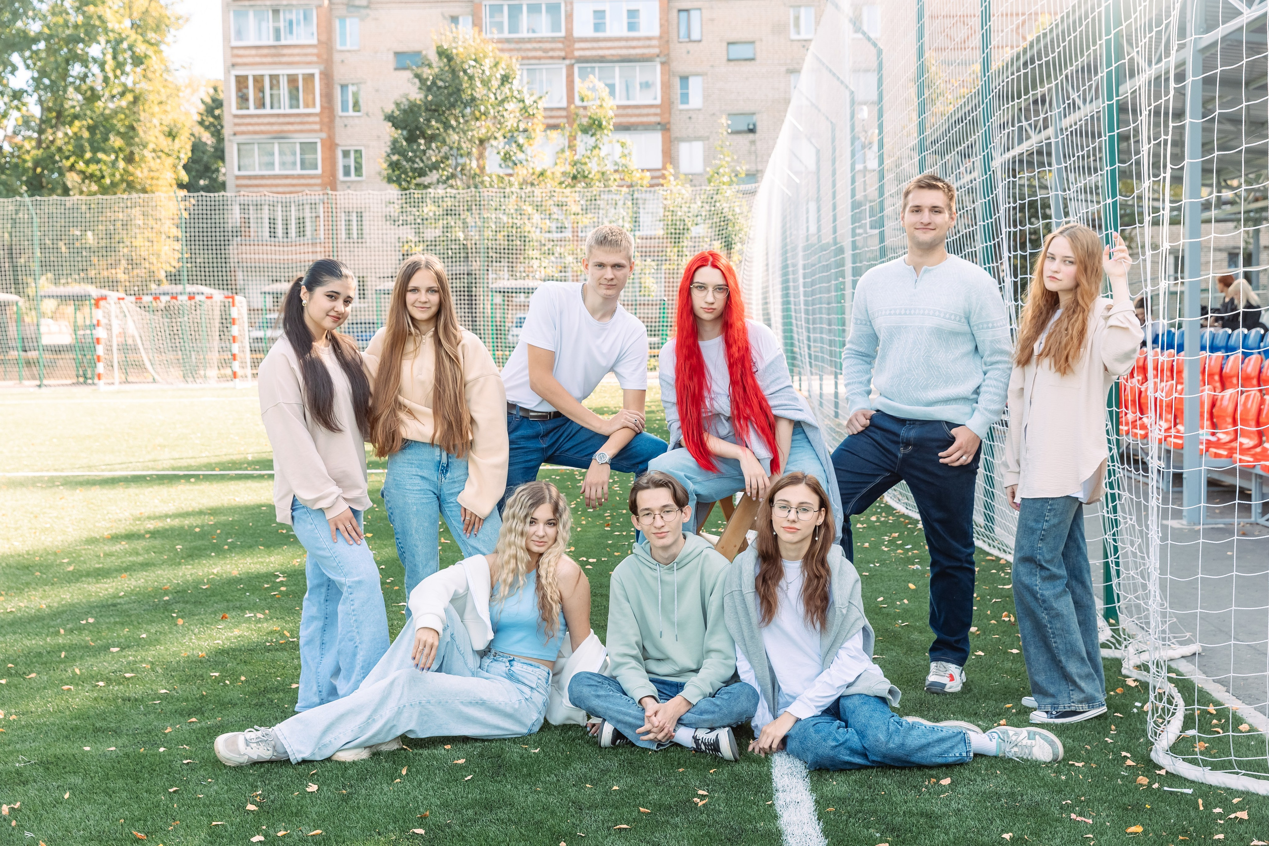 Позирование группы. Выпускные альбомы для детского сада и школы