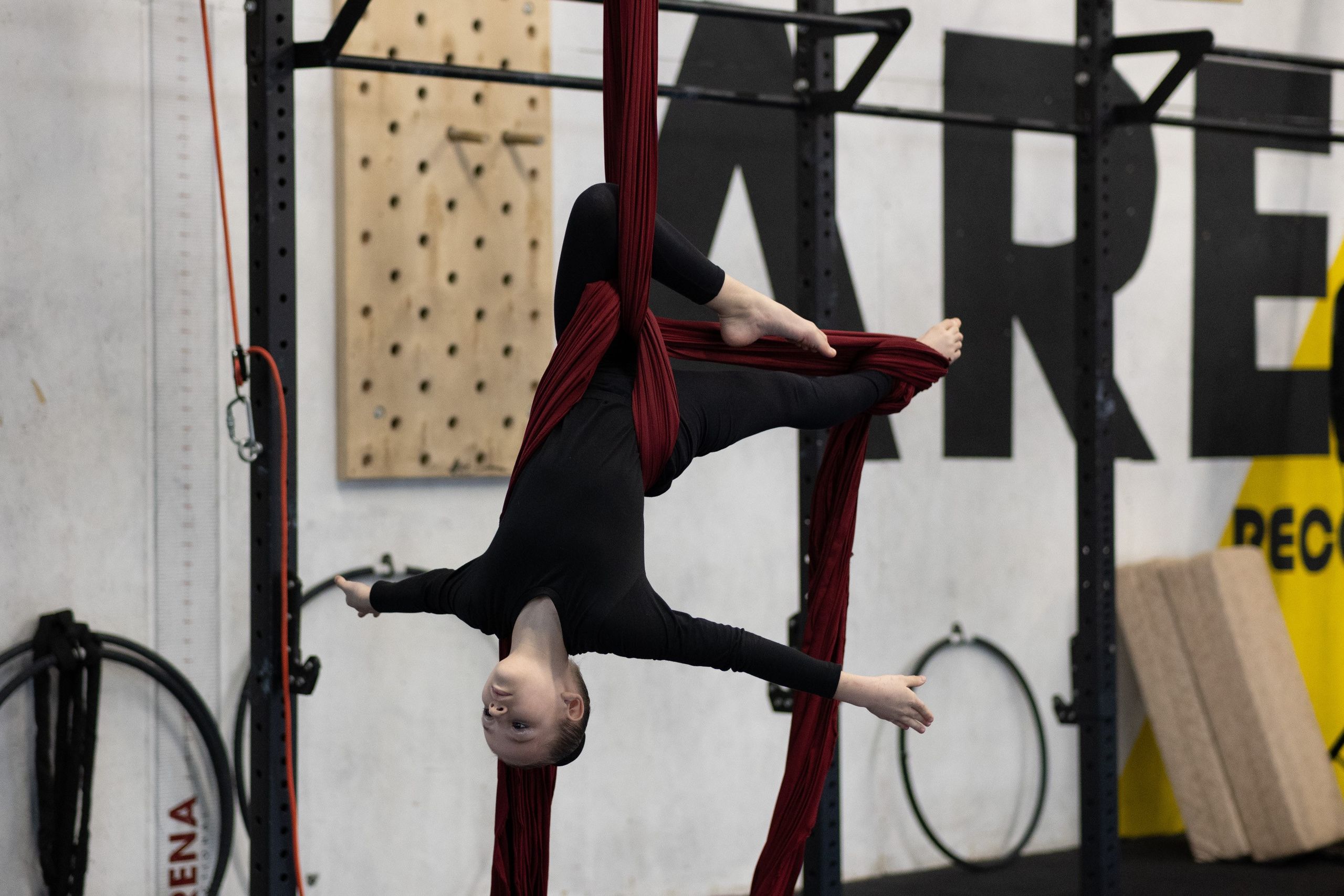 Внутриклубные соревнования по воздушной гимнастике 02.04.23