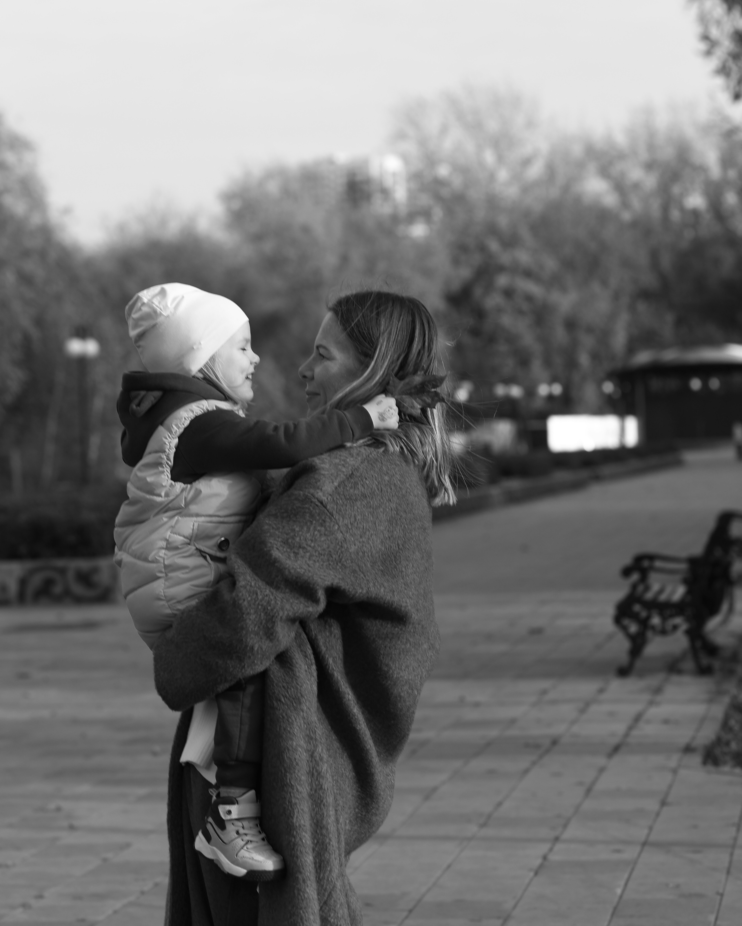 Осенняя фотосессия в парке. Портретный фотограф Москва