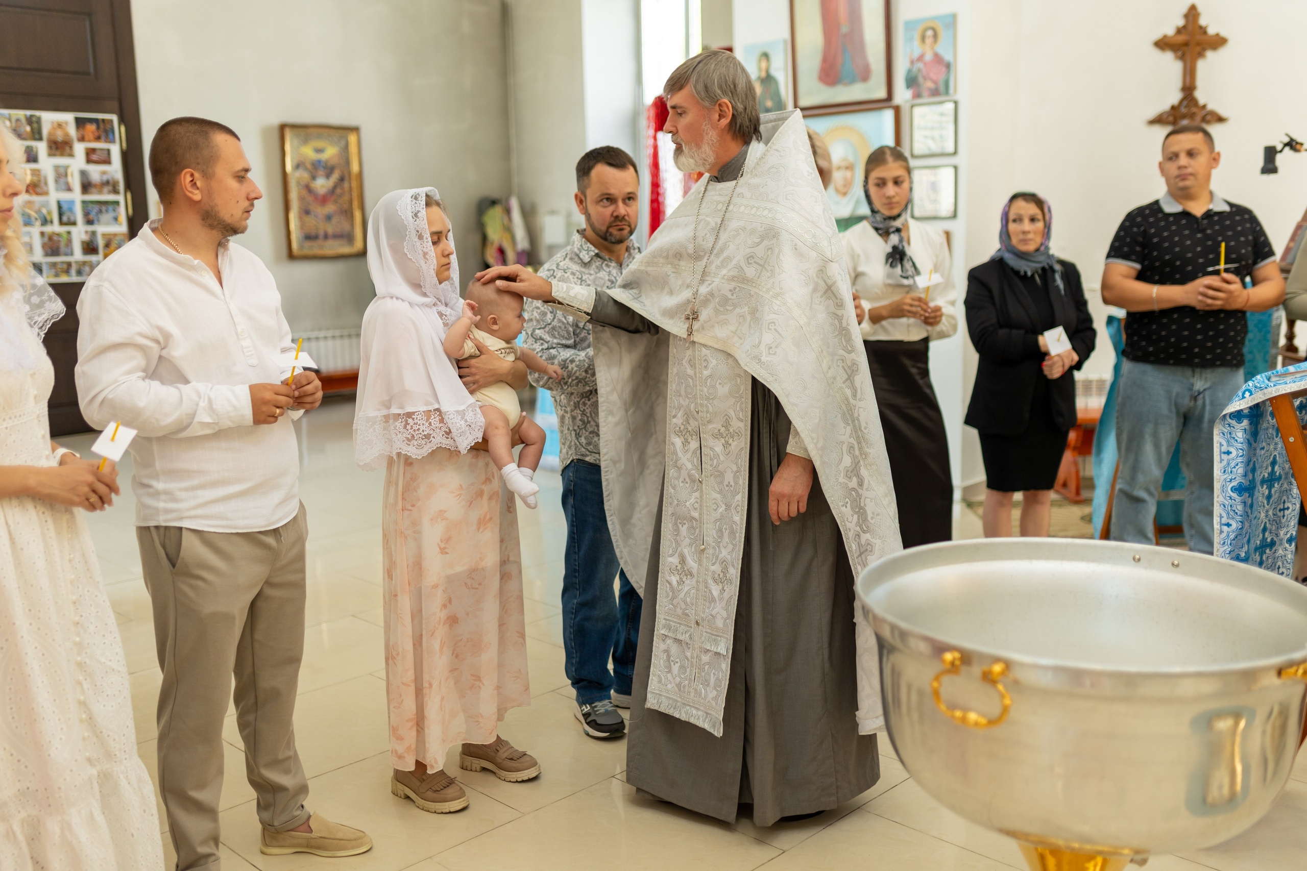 Крещение Артёма (все фото с таинсвта крещения). Фотограф новорожденных. Детский и семейный фотограф Марьяна Юдина