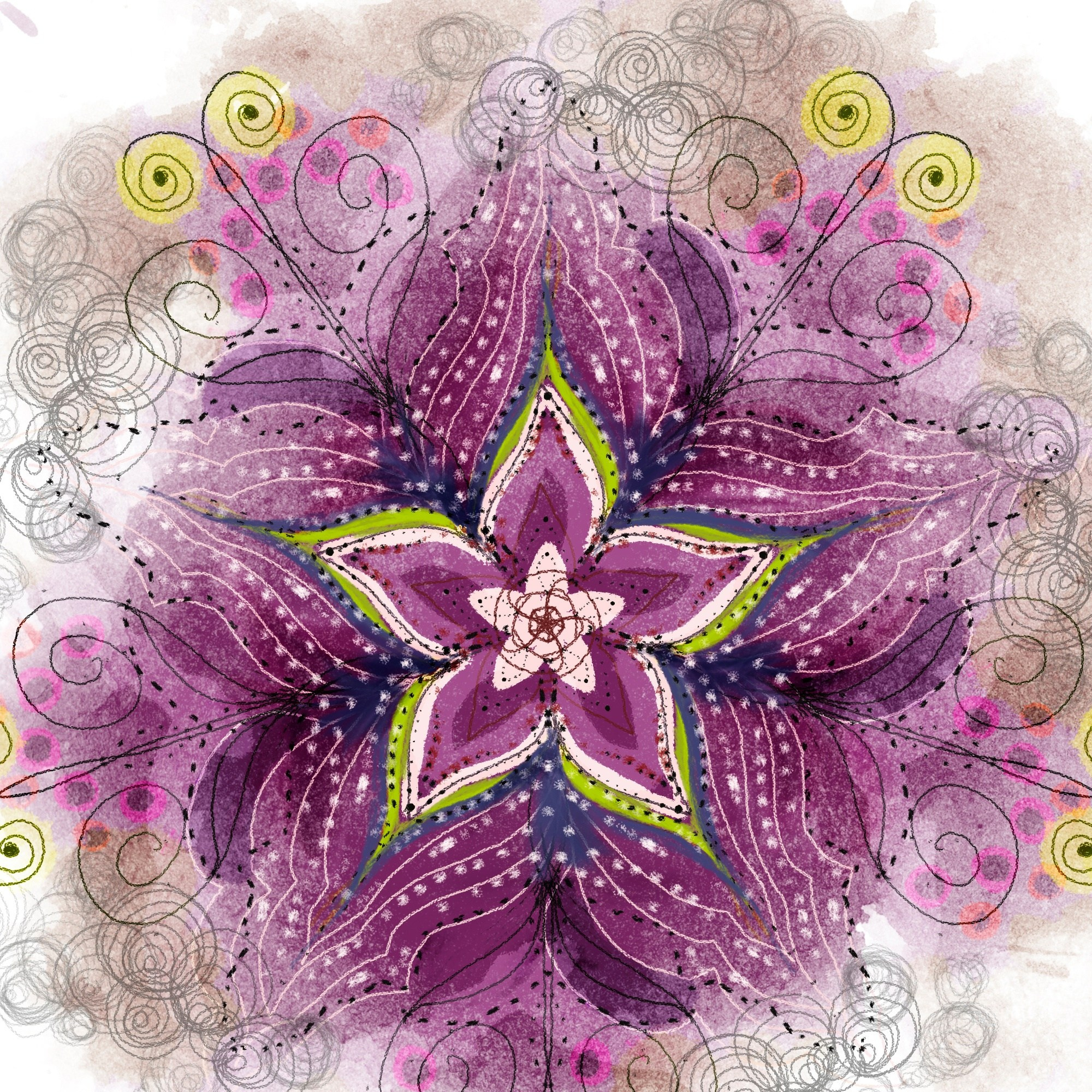 Картины и иллюстрации. May the numbers guide us