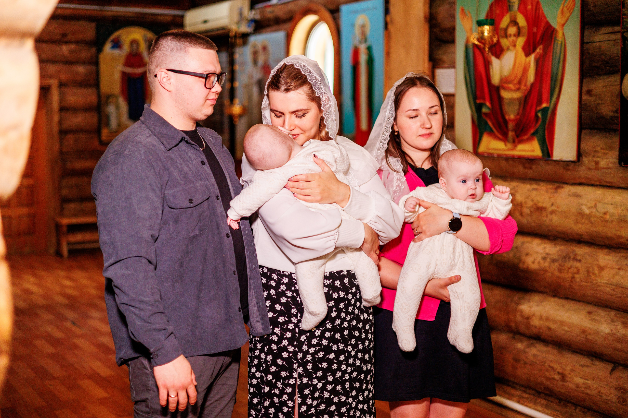 Крещение близняшек. Свадебный и семейный фотограф в Армавире