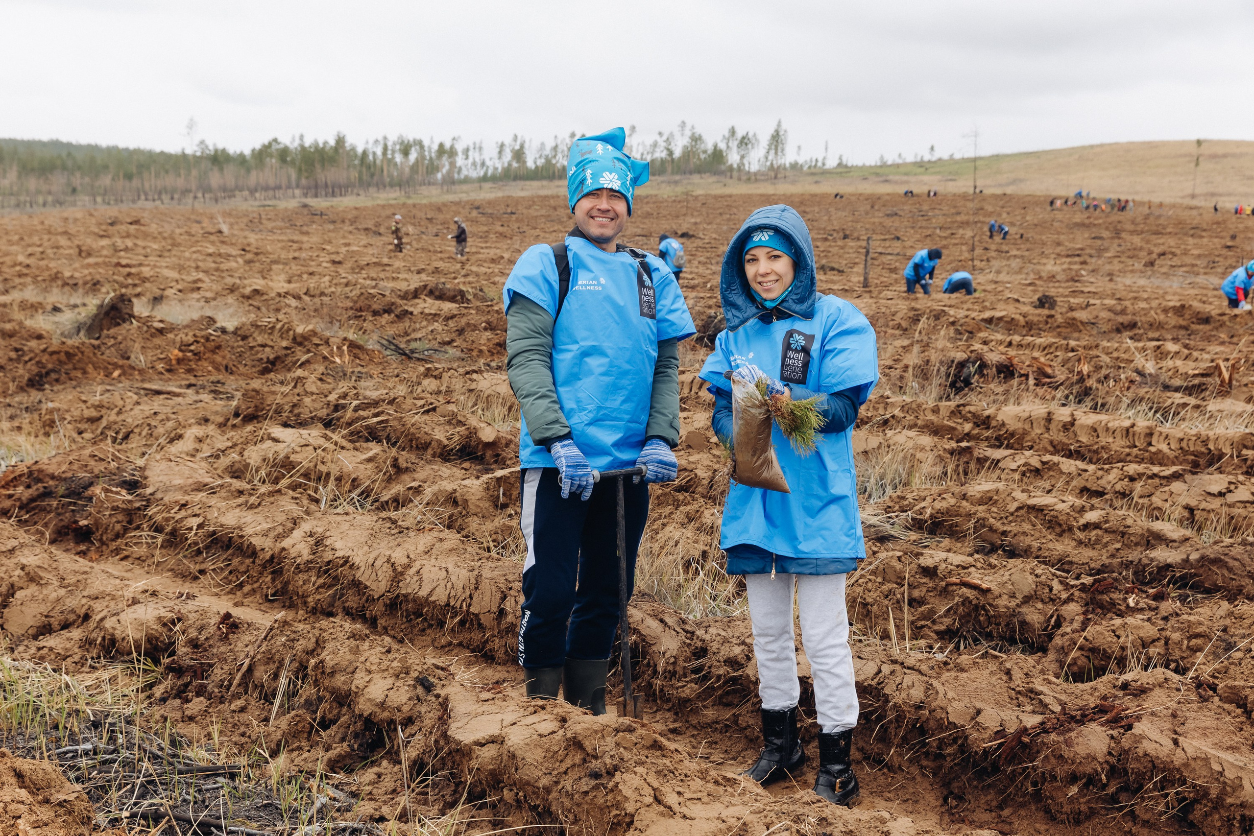 Siberian wellness. Ежегодная акция по посадке деревьев. Свадебный и семейный фотограф в Улан-Удэ