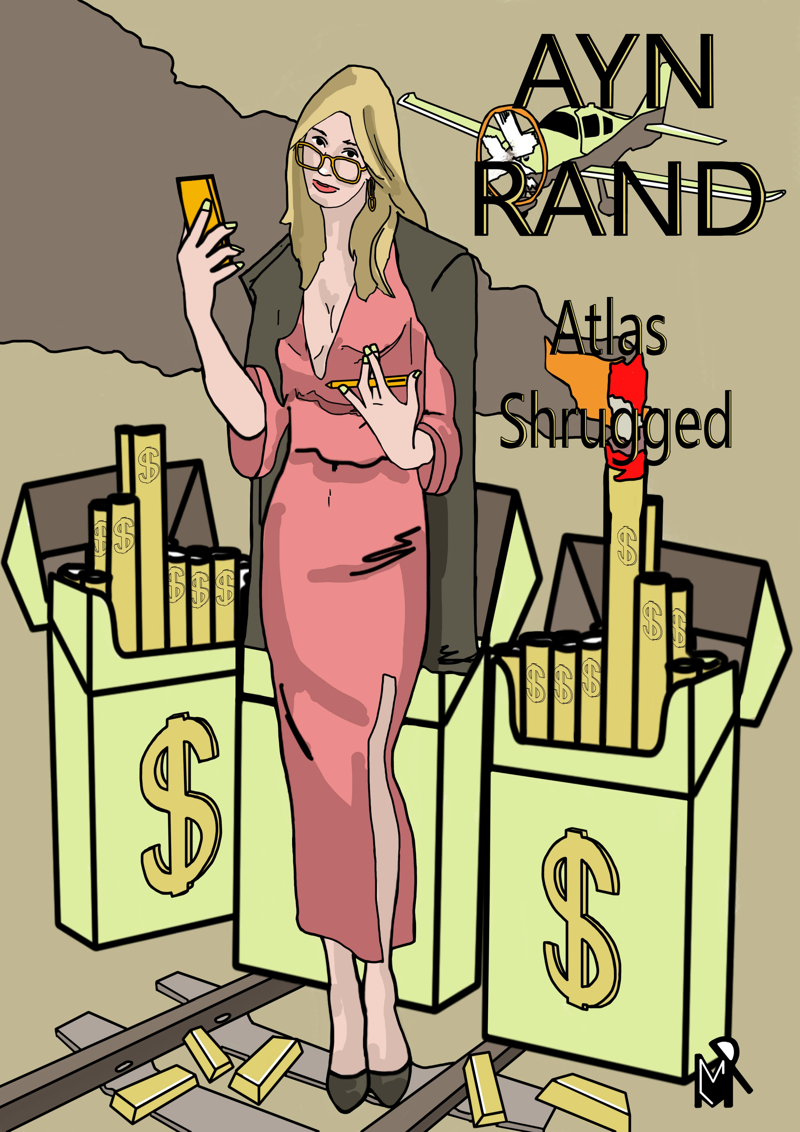 Айн Ренд. Атлант расправил плечи. Иллюстрация. Миничкин Павел.
