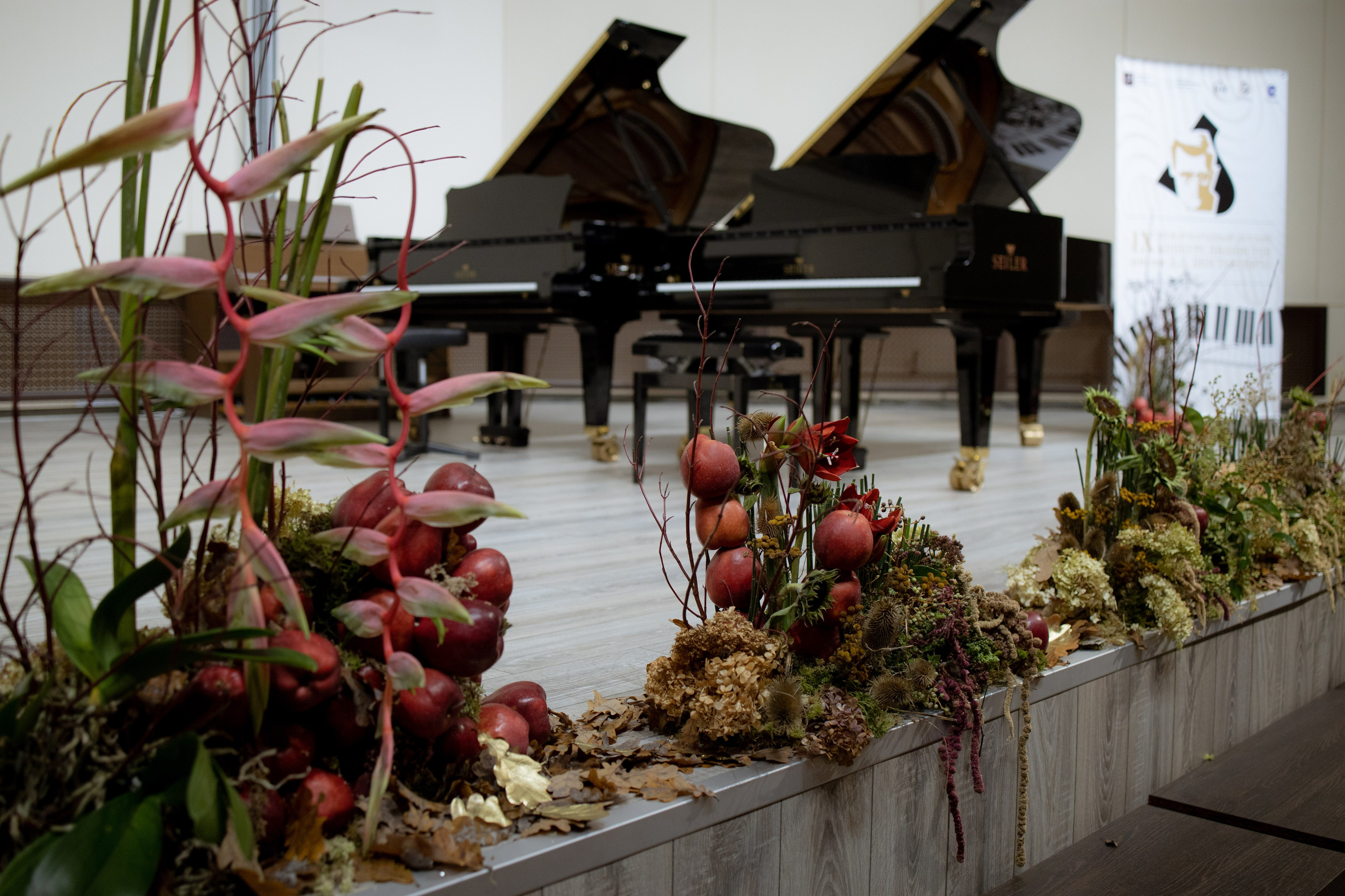 Оформление IX Международного конкурса пианистов имени Д. Д. Шостаковича. Оформление свадеб, декор свадеб Вера Маркова, Москва