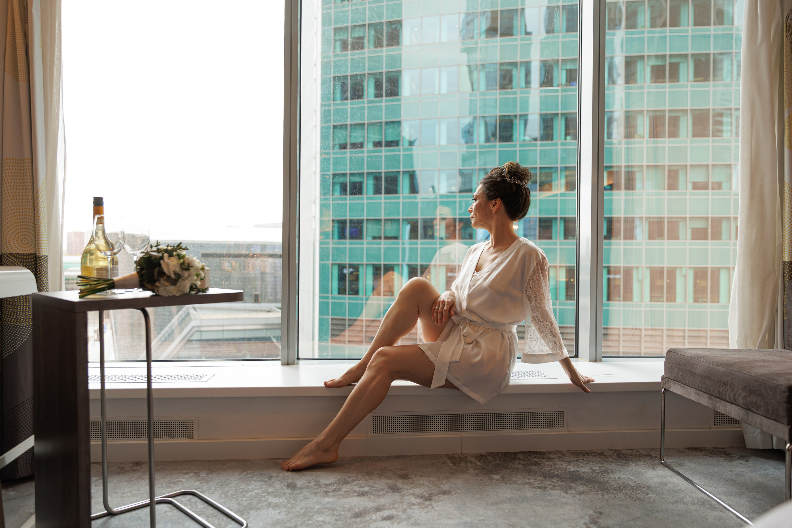 Свадебная фотосессия в библиотеке читальне им Пушкина. Свадебный фотограф Москва и МО Сергей Киржаев