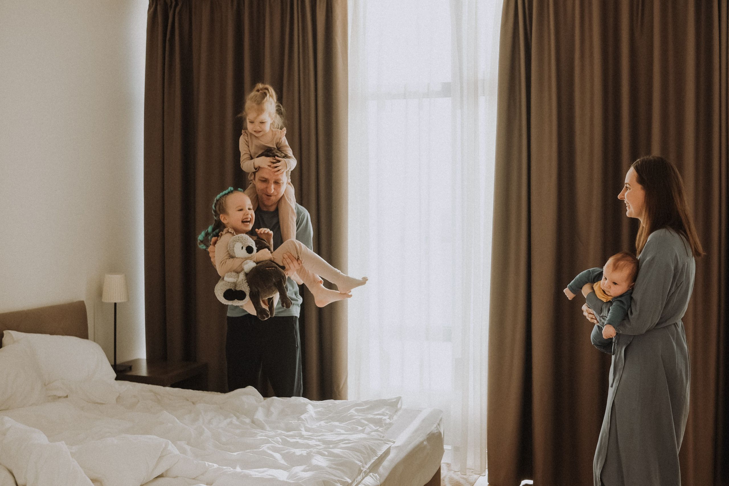 Семья Есении и Эмилии. Семейный фотограф Москва