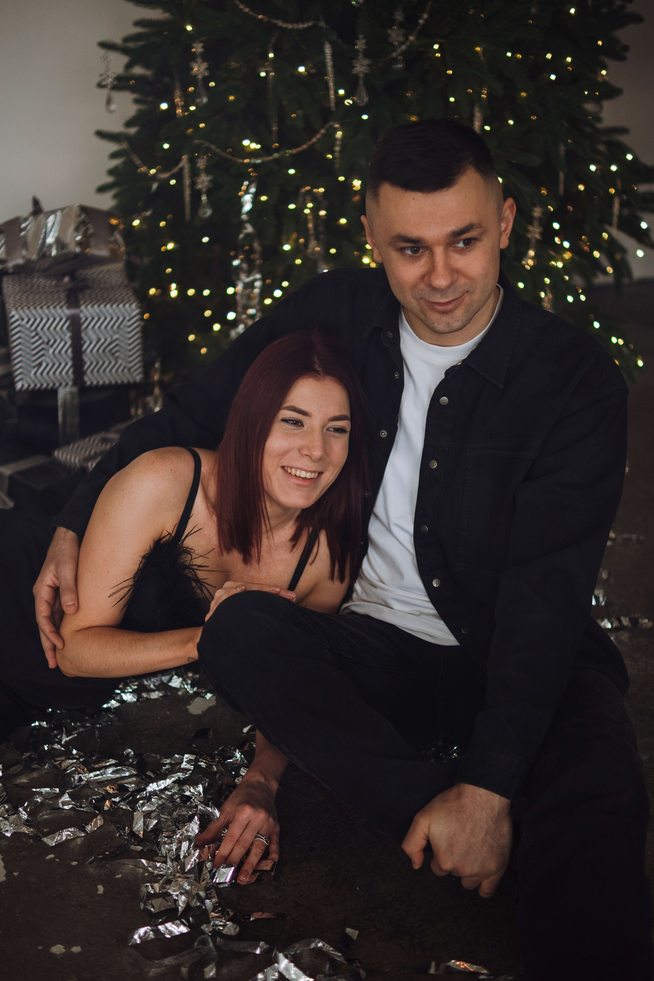 Новогодняя история Лёши и Лизы. Семейный и детский фотограф Анастасия Монченко