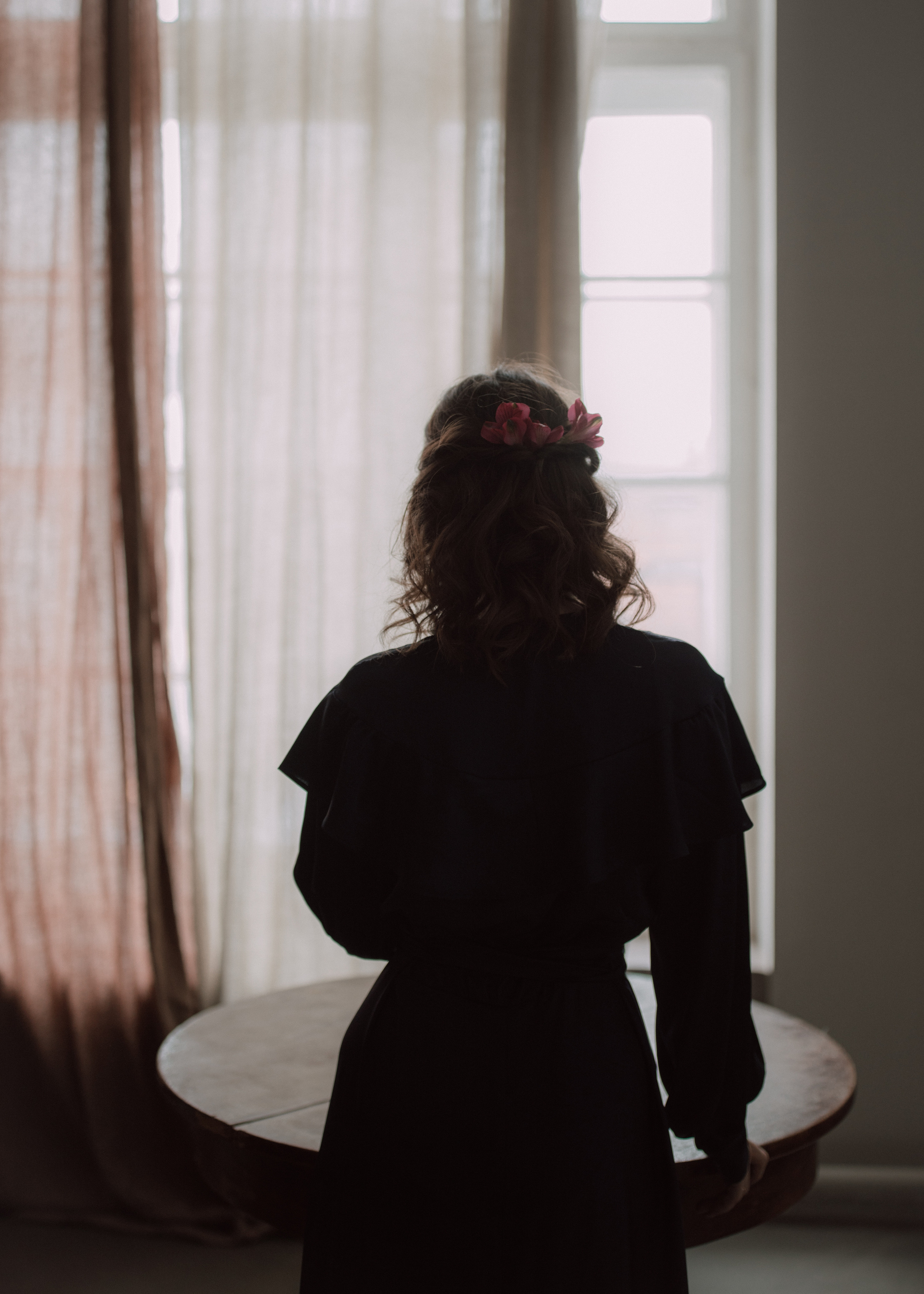 Фотосессия в студии в зимнее время без елки. Фотограф Санкт-Петербург женский портрет Екатерина Коваль