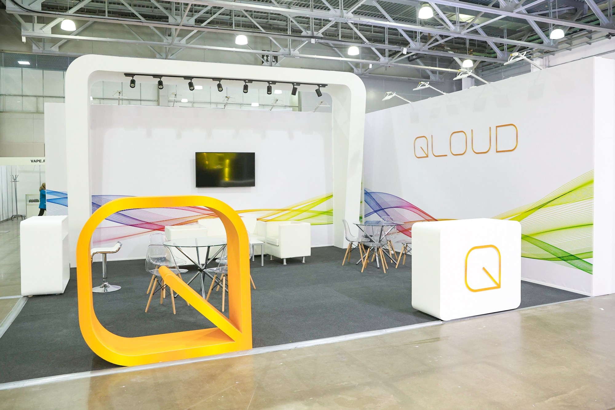 Застройка Vape Club Show. Фотограф Дарья Попова