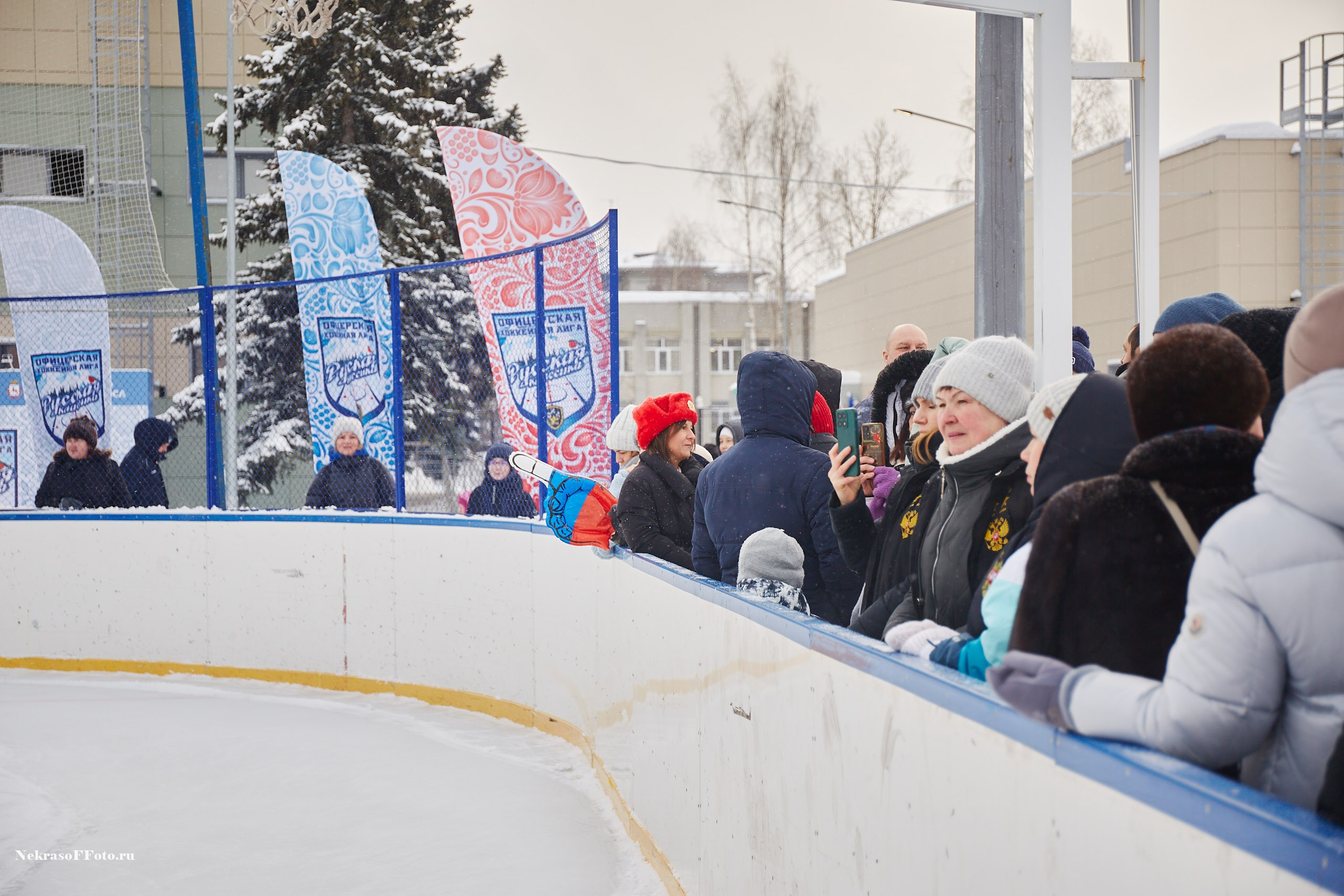 Турнир по хоккею «Русская классика» в рамках Офицерской хоккейной лиги. Спортивный фотограф Некрасов Денис