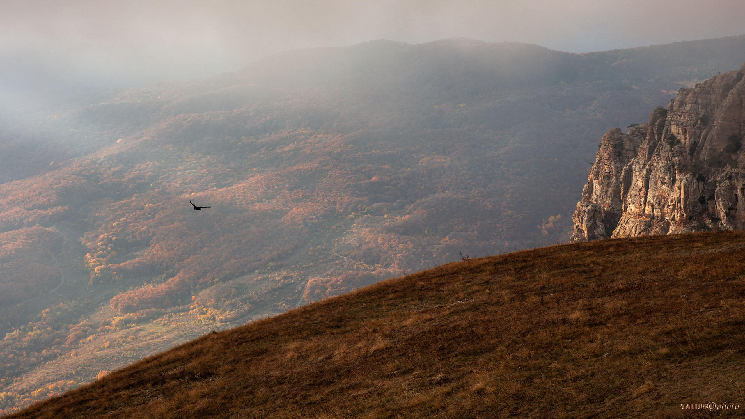 Крым. Вечер на Демерджи.