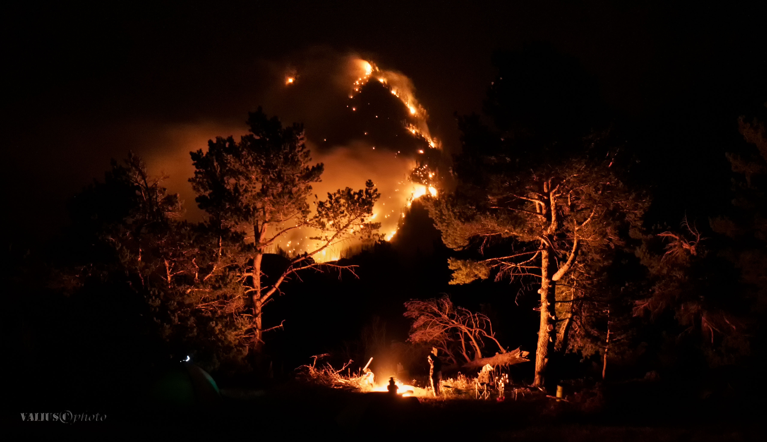 Дагестан. Цунтинский район. Лесной пожар. 
