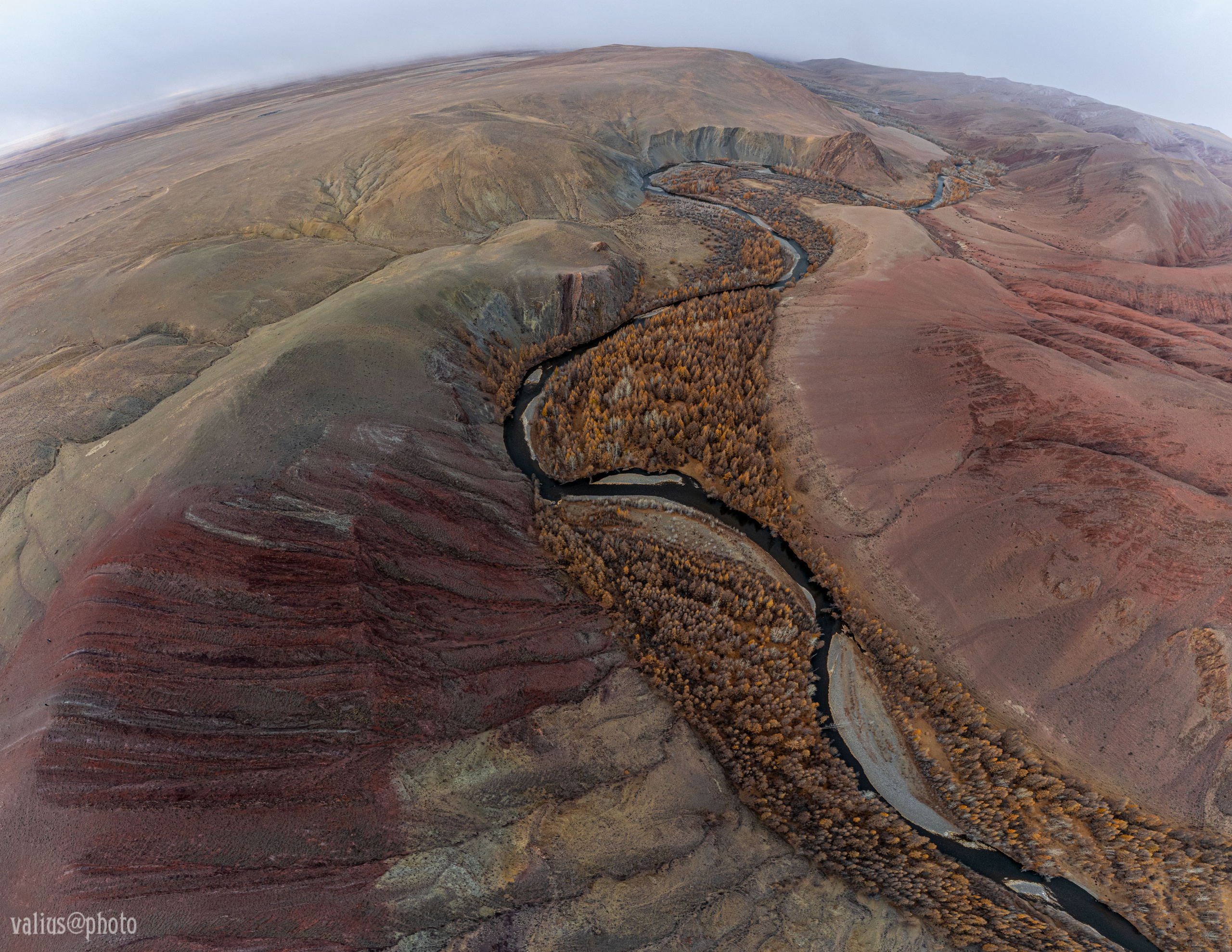 Алтай. Фотография с дрона. Марс 3