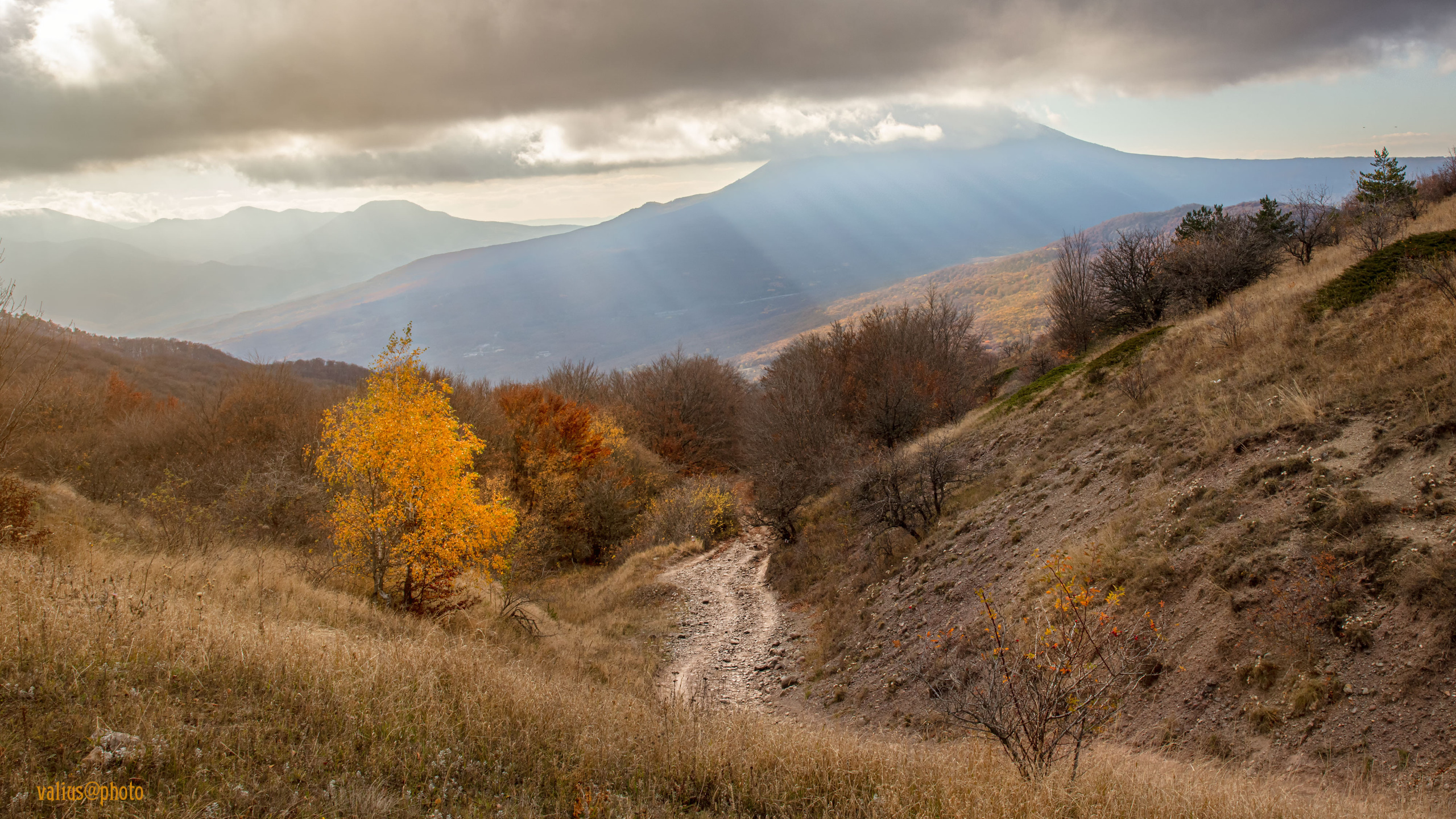 Крым. Вечер на Демерджи. 