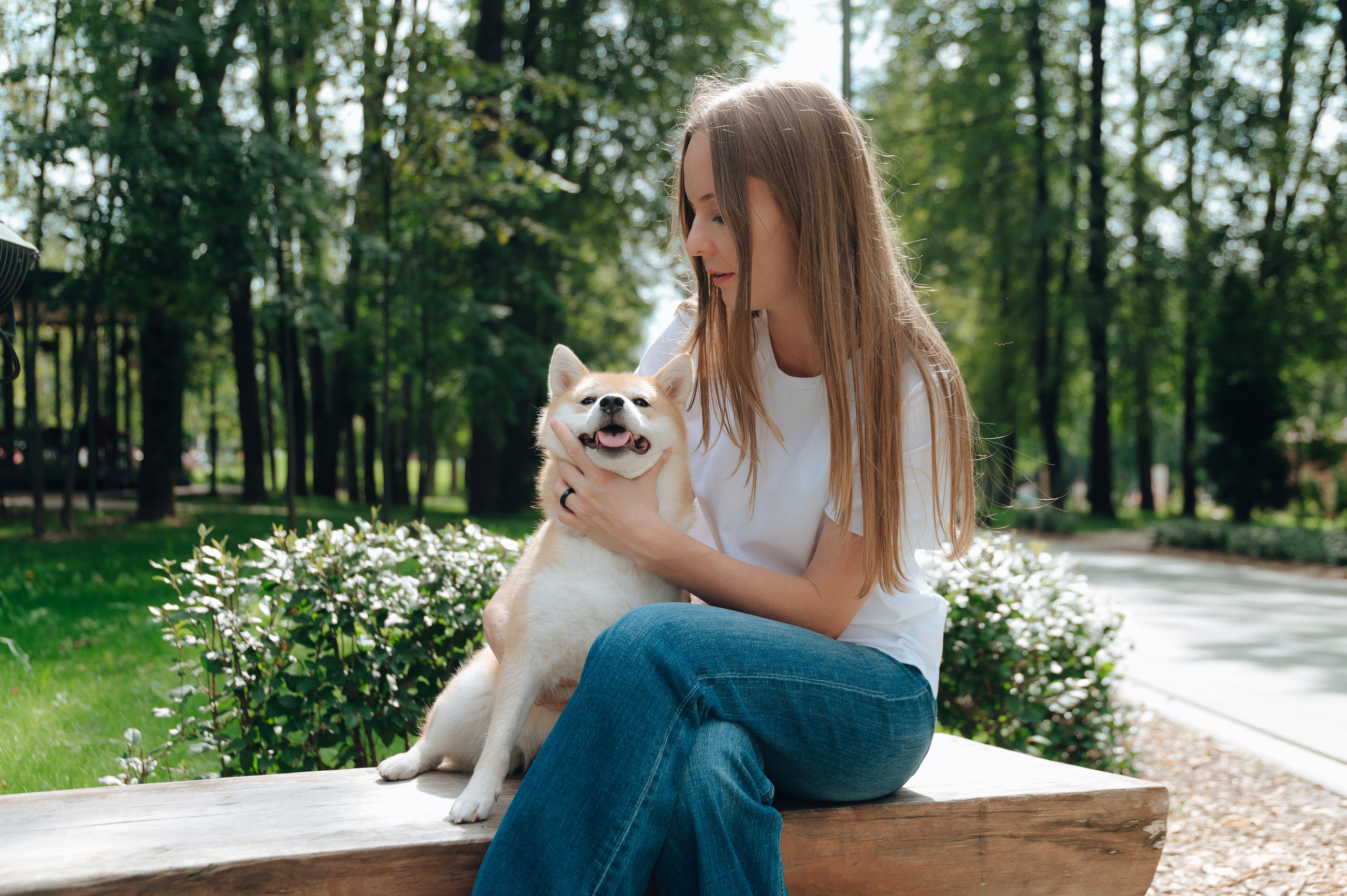 Трое в парке и меховой шар. Детский и семейный фотограф Катерина Мишина