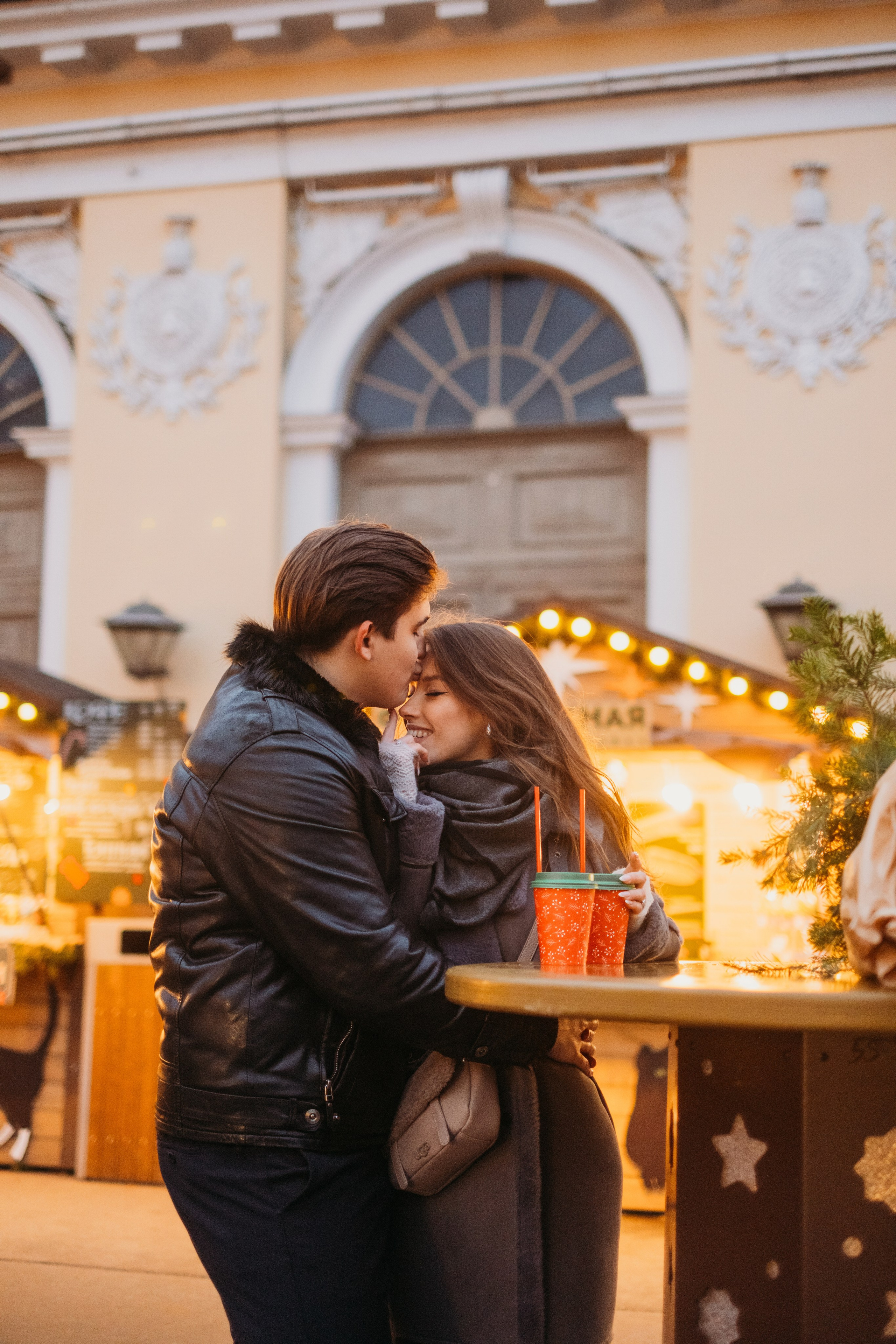 Аня и Даня: новогодняя прогулка. Семейный и детский фотограф в Санкт-Петербурге