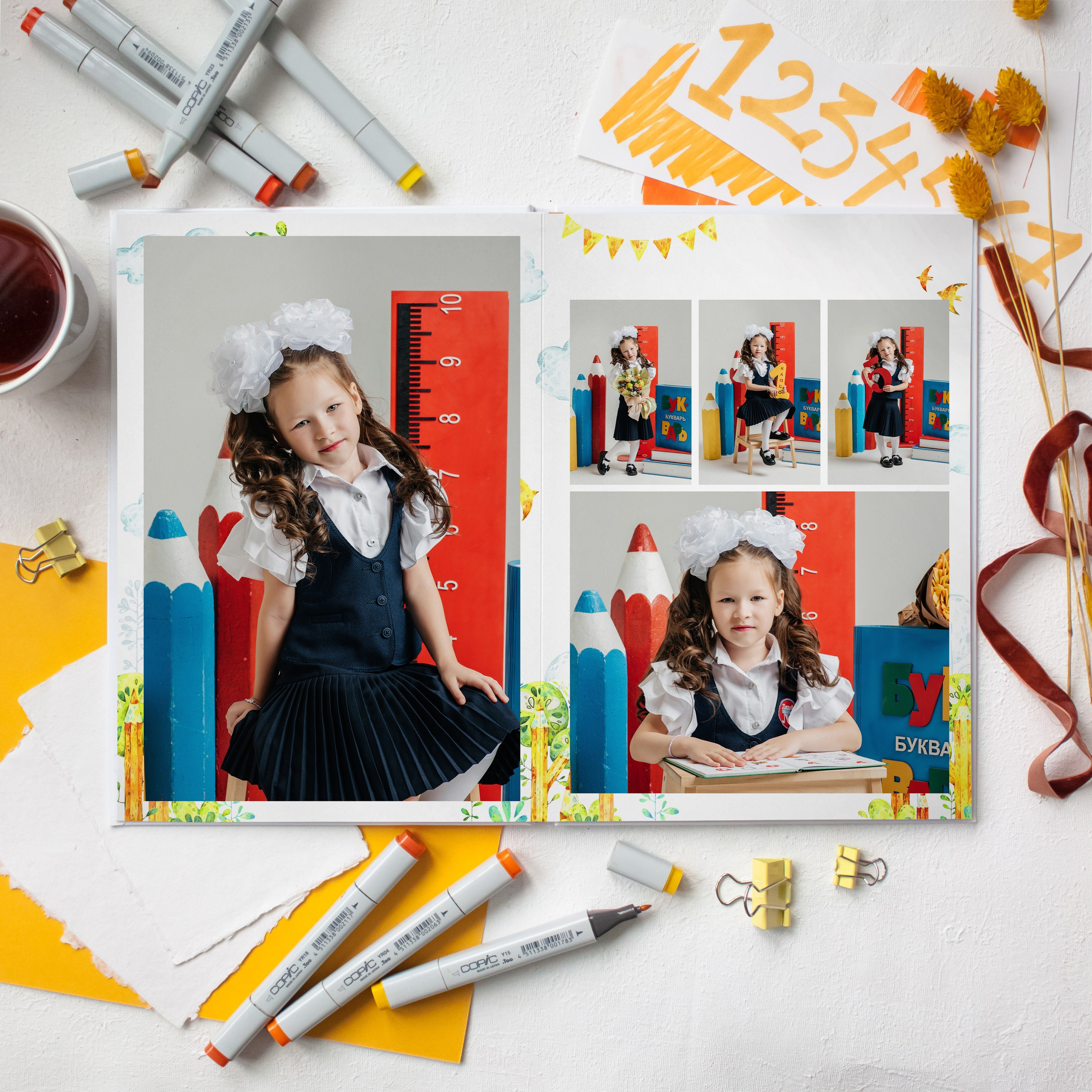 Школьный сад. Дизайнер fotokniga_ast