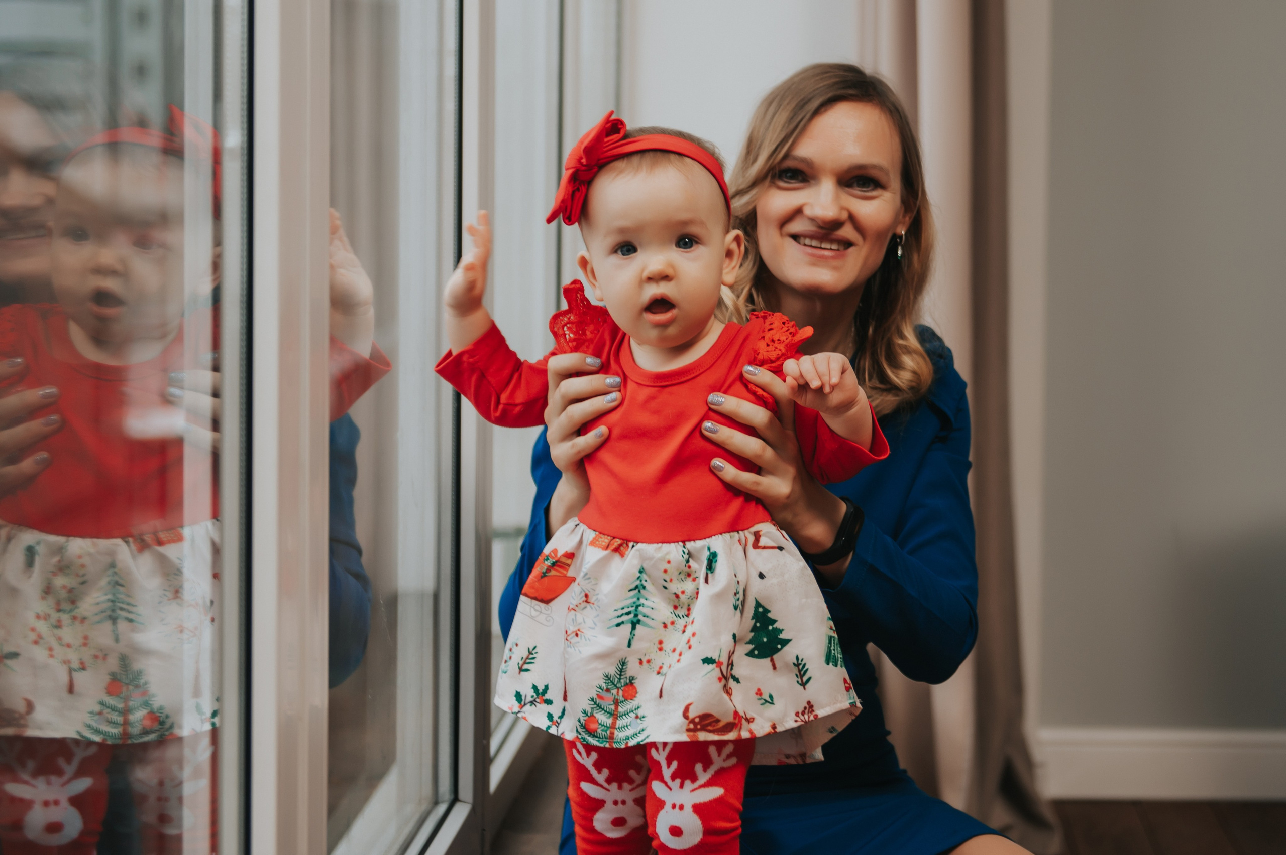 Новогодняя студийная съемка для малышки. Свадебный и семейный фотограф София Невская