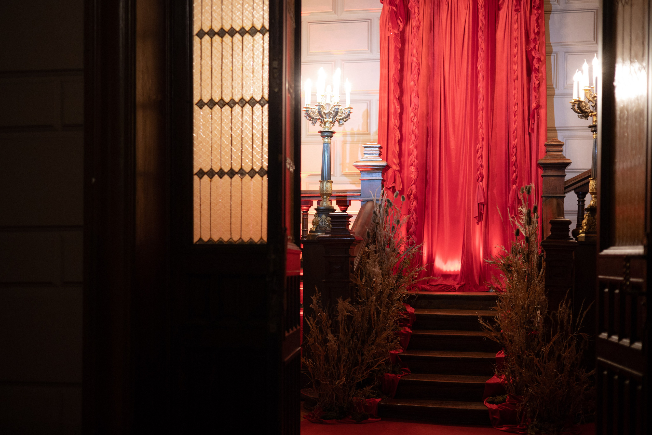 Новогодний корпоратив в фольклорном стиле. Особняк Лемана. Оформление свадеб, декор свадеб Вера Маркова, Москва