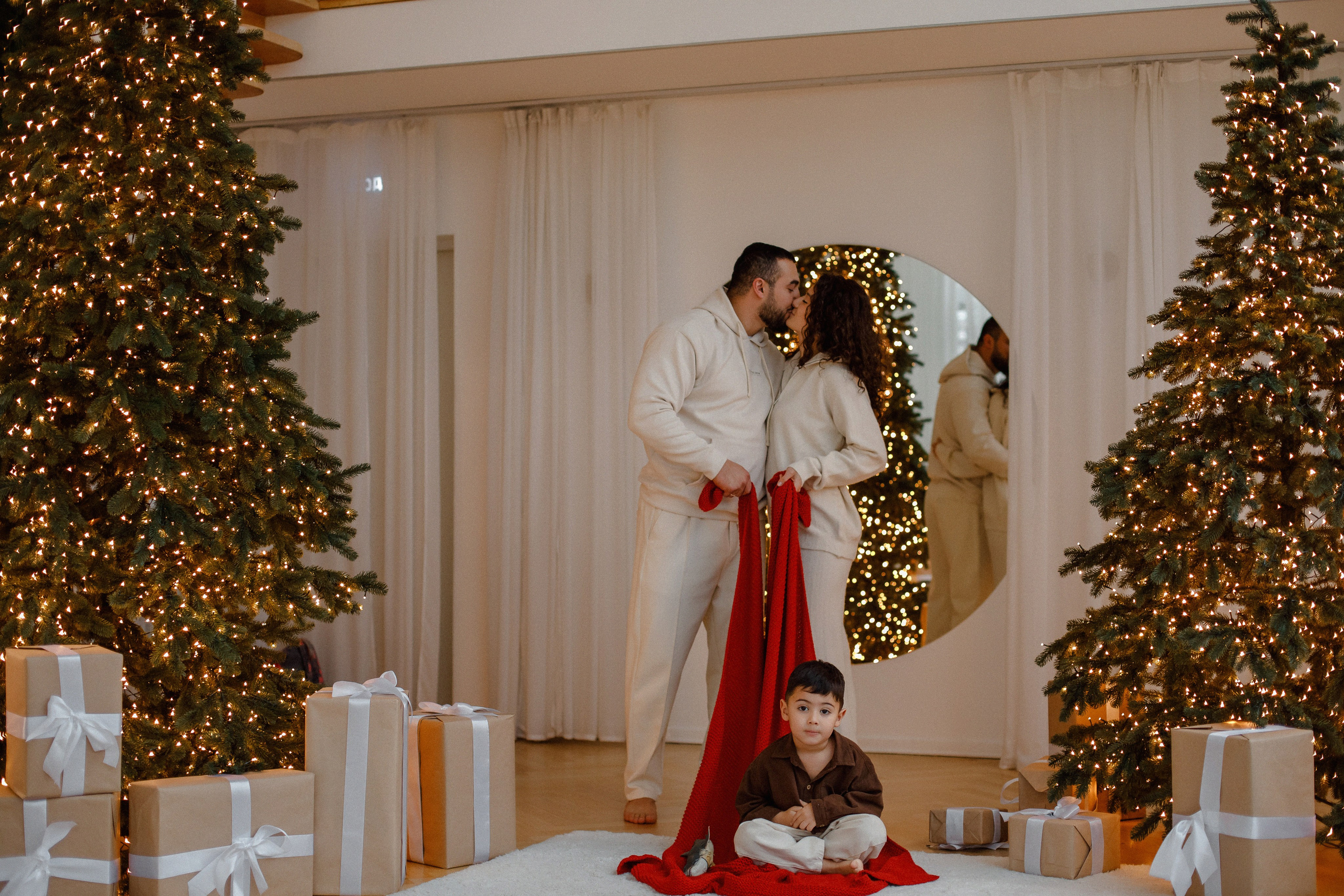 Семейная новогодняя фотосессия в Москве