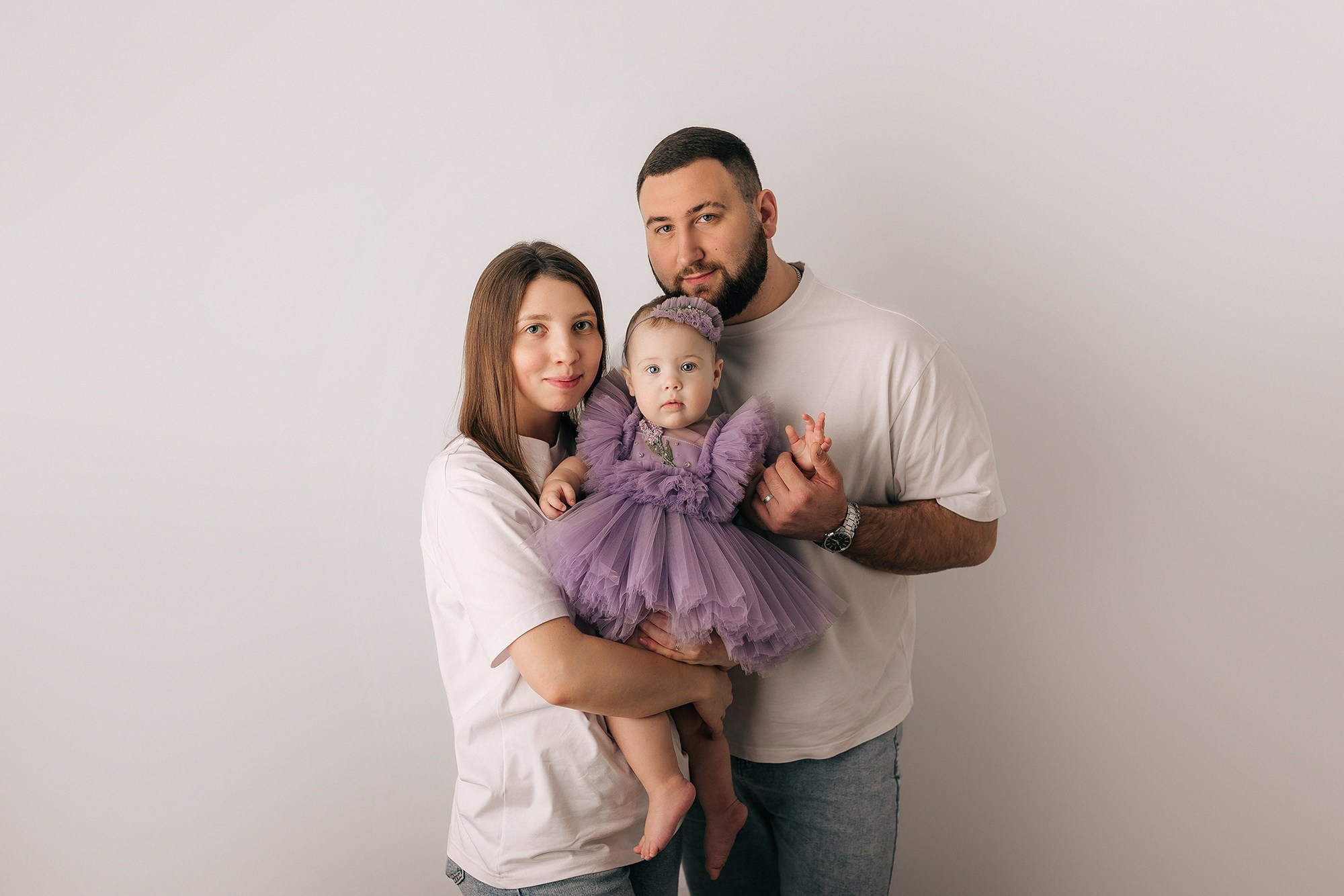 Ане 1 год. Семейный фотограф новорождённых в Серпухове Юлия Новикова +79637785957