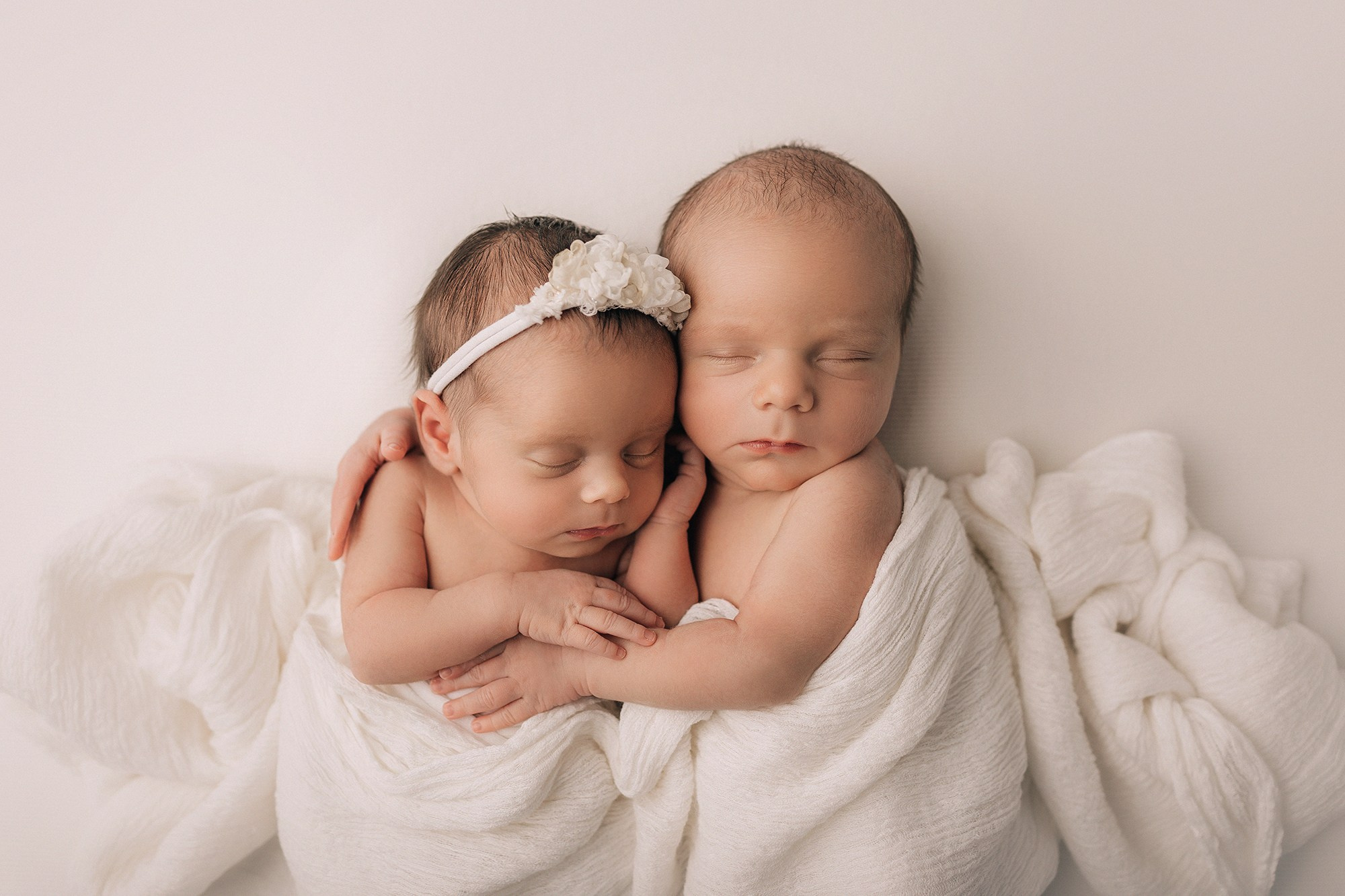 Двойняшки 7 дней. Семейный фотограф новорождённых в Серпухове Юлия Новикова +79637785957
