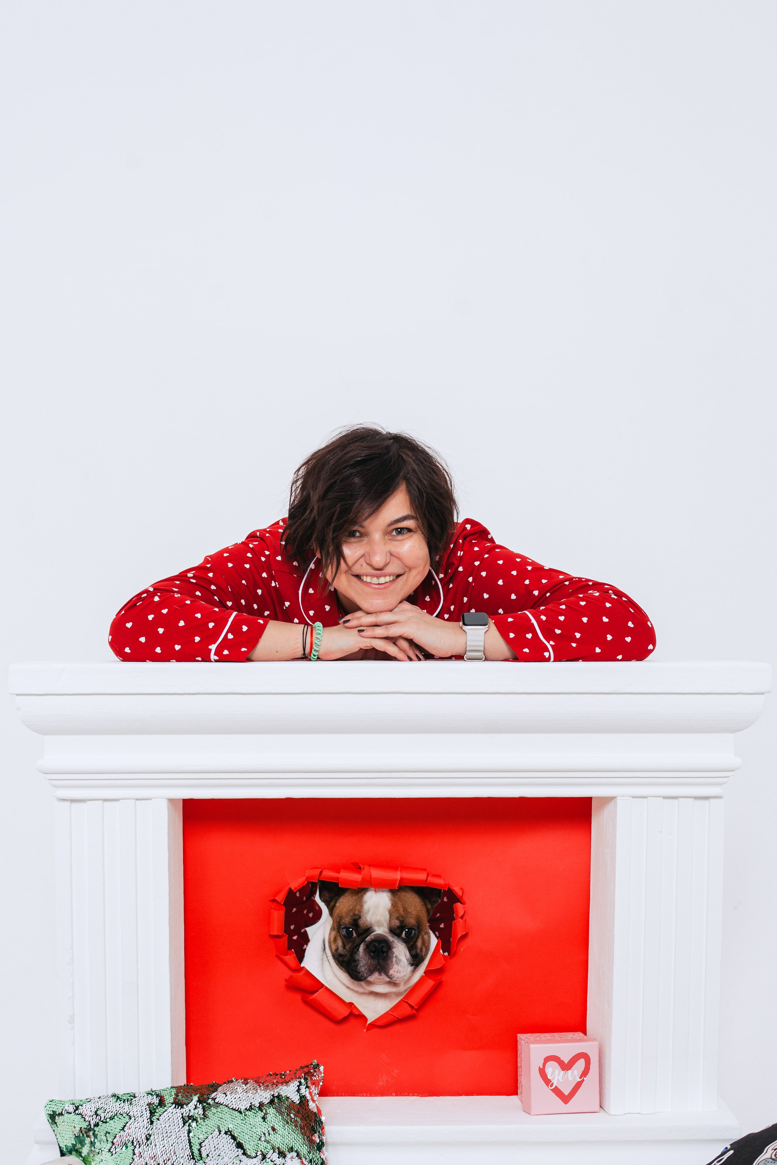 Пижамная вечеринка французских бульдогов и их хозяев. Фотограф-анималист Татьяна Степанова