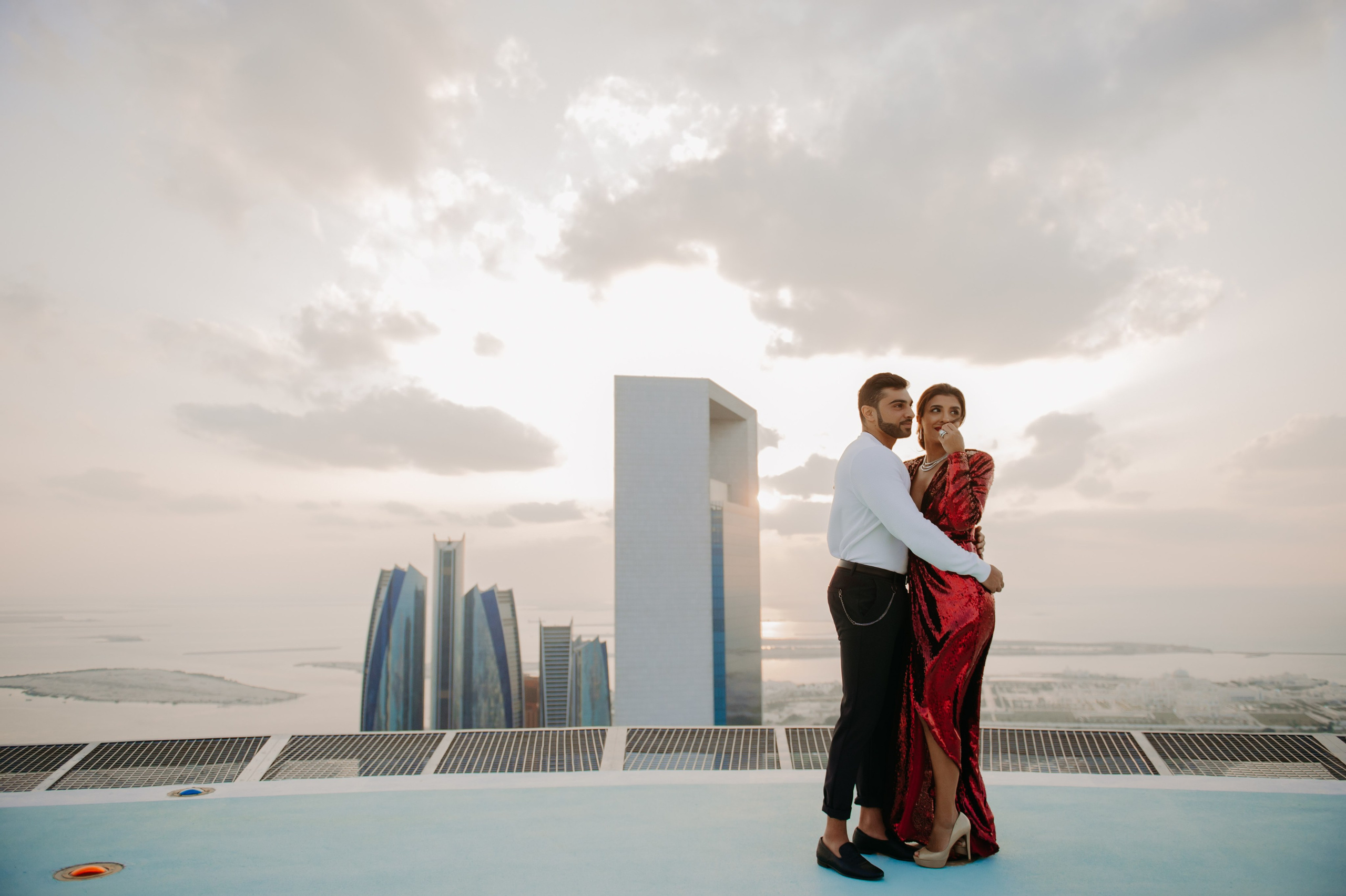 Love Story на высоте (Абу Даби). Фотограф в Москве и Санкт-Петербурге Дарина