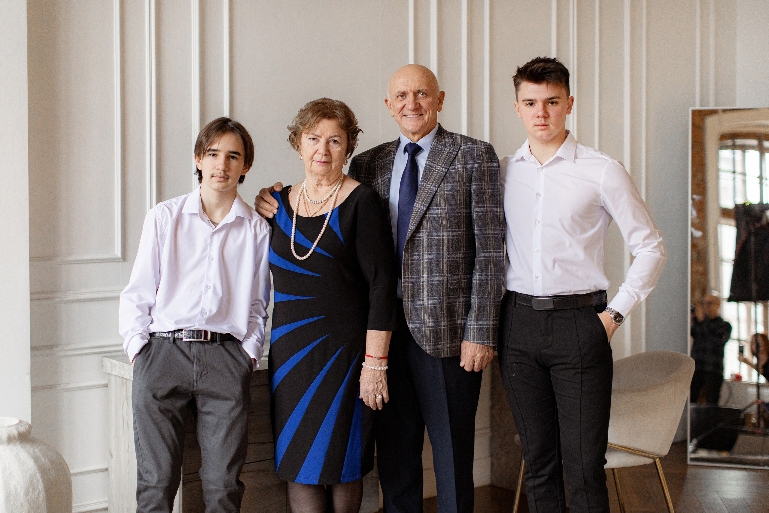 Семейная фотосессия в фотостудии в СПб