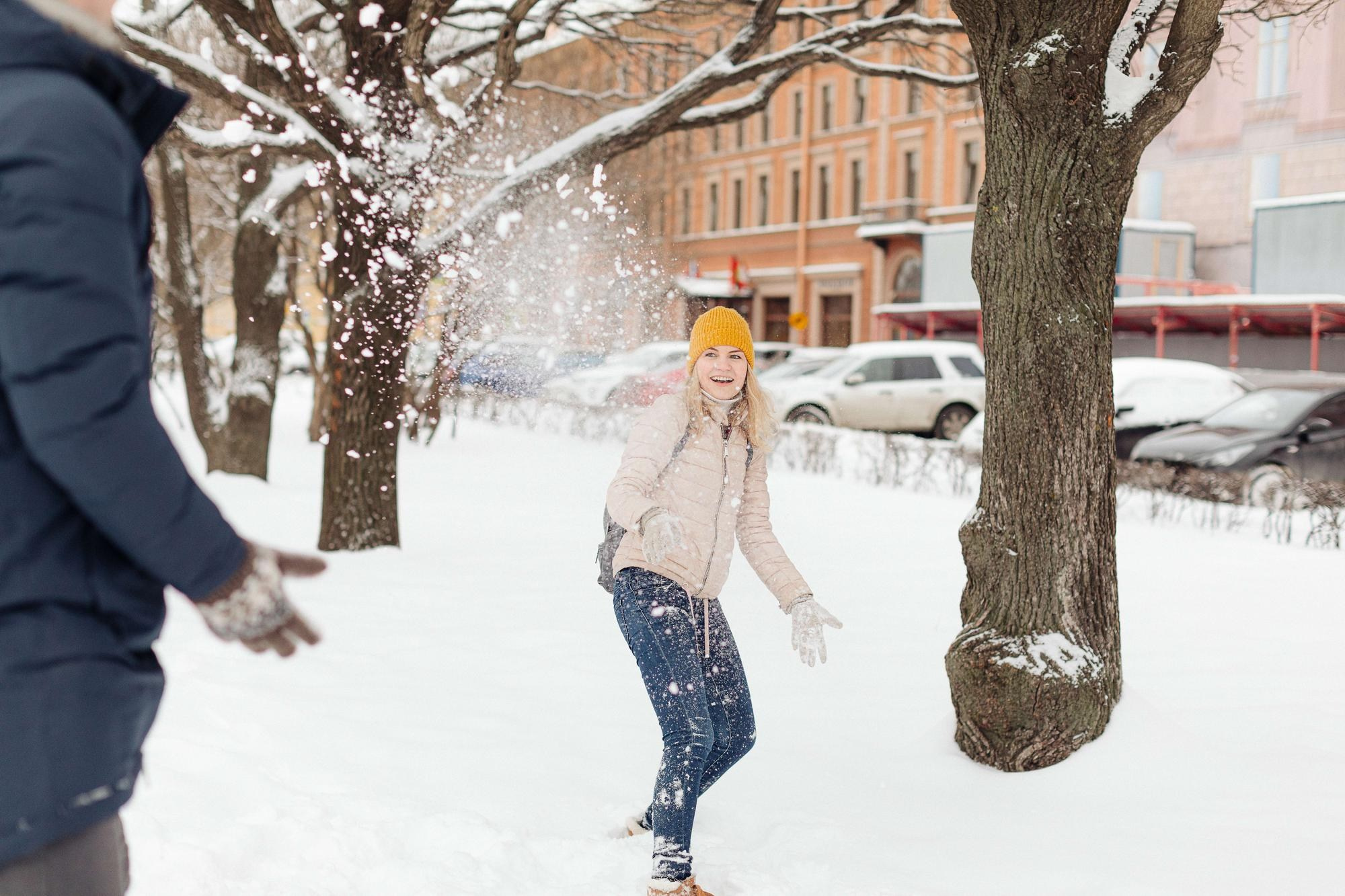 Фотосессия лав стори Андрея и Лизы в СПб