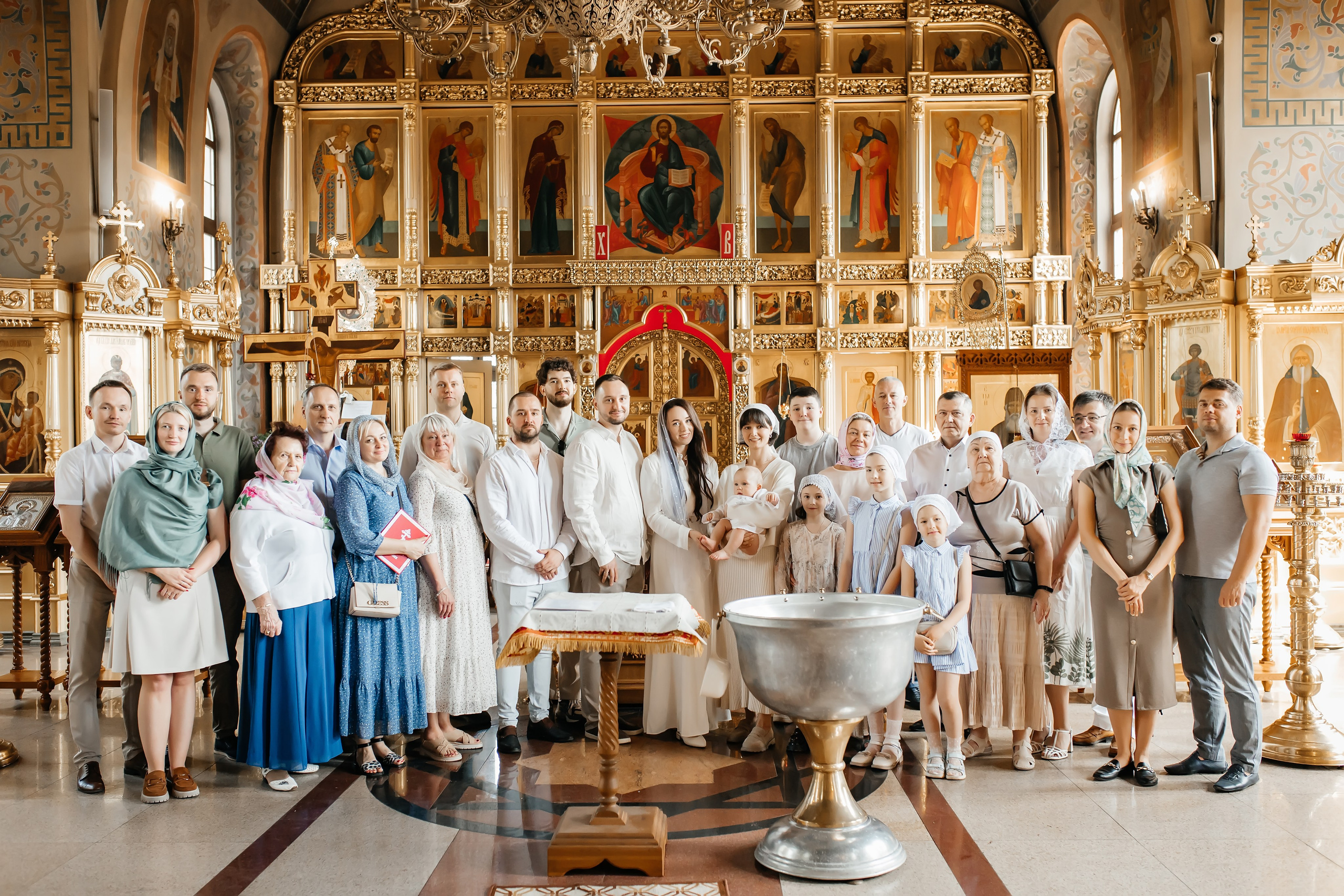 Крещение Артемия в Храме Николая Чудотворца в Ангелово. Фотограф на крещение и венчание Москва  Надежда Баланина