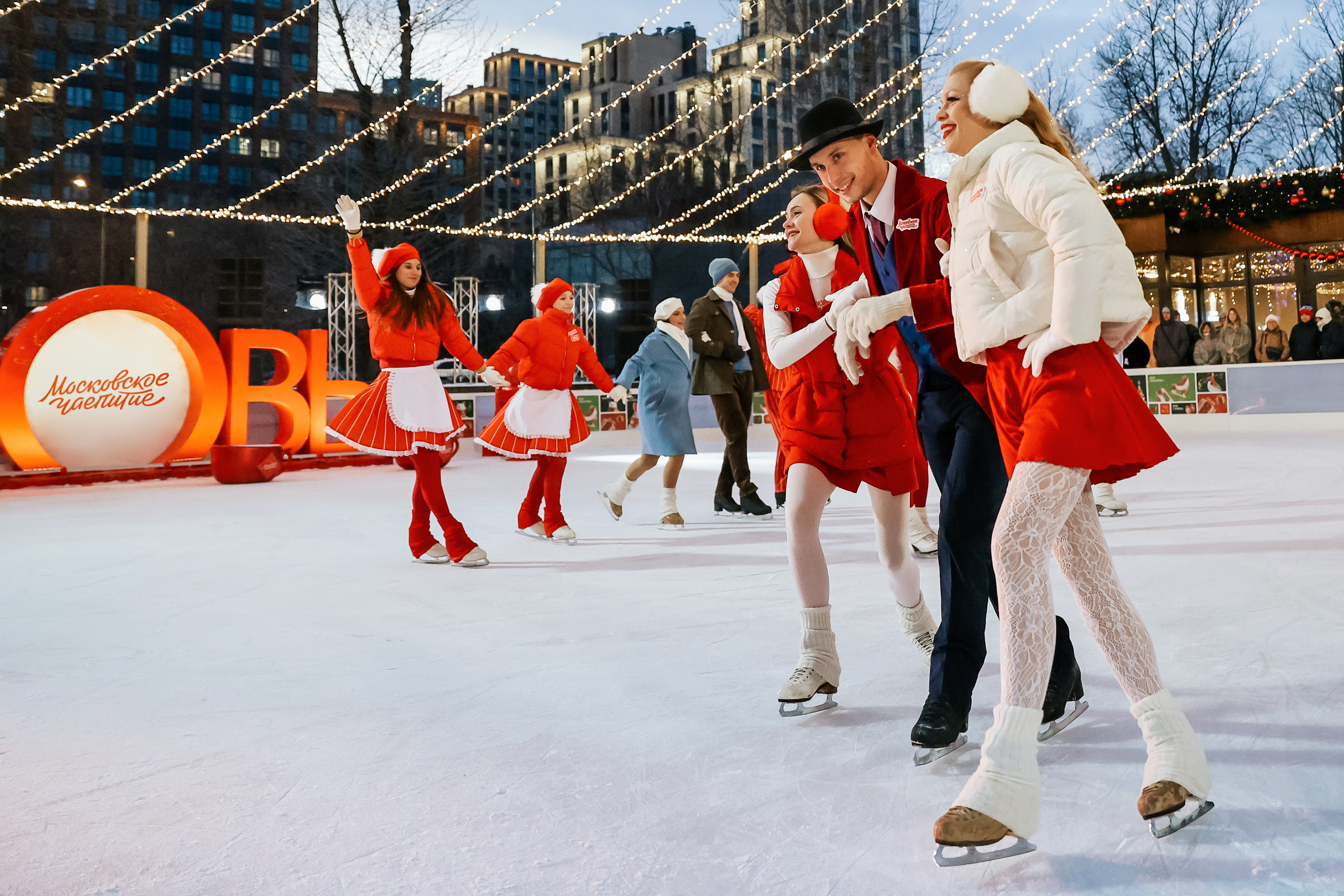 Ледовое шоу Сити каток Московское Чаепитие. Фотограф и видеограф Анна Домашенко