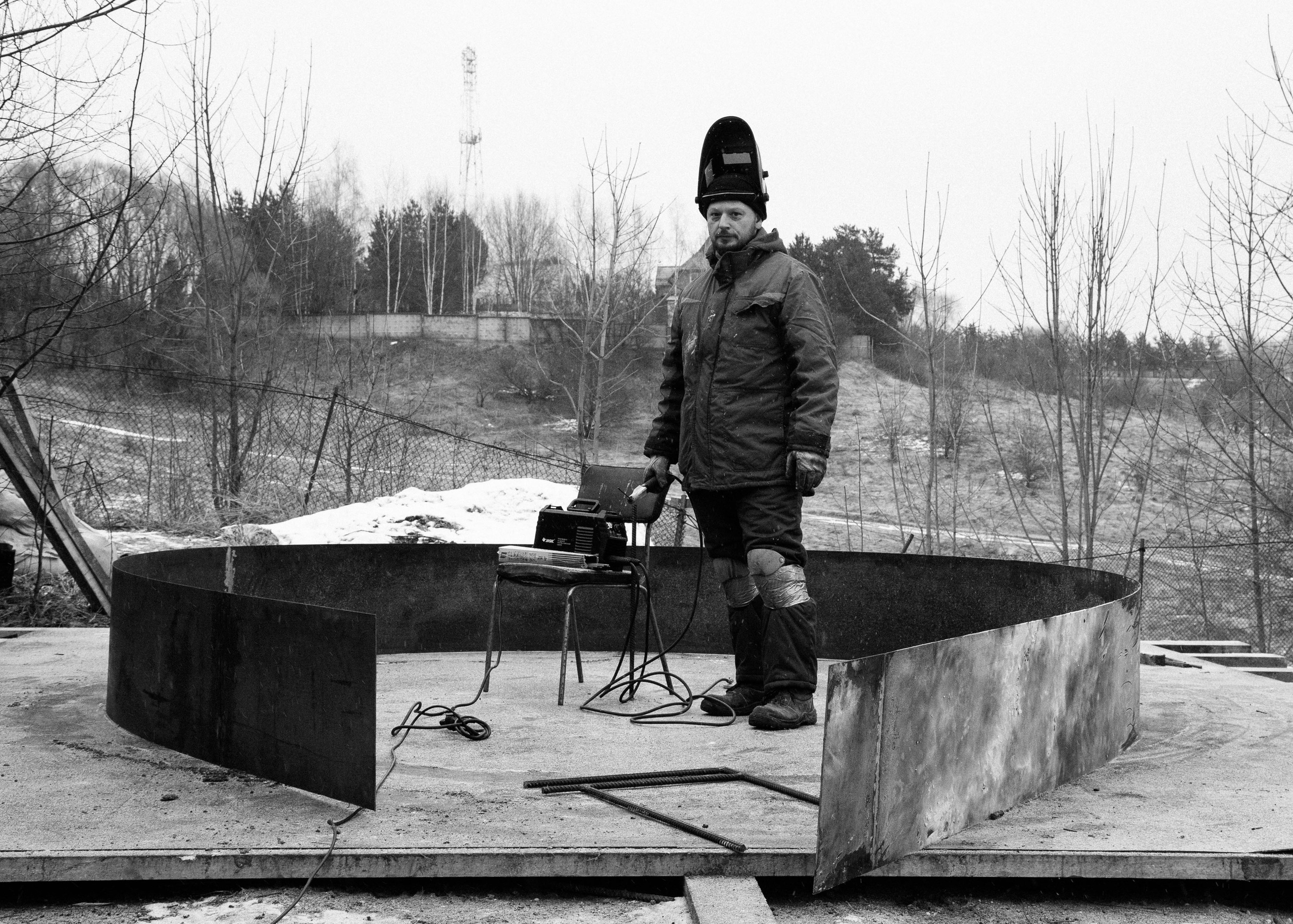 Строительство Ступы в Яхроме. Фотография, как она есть