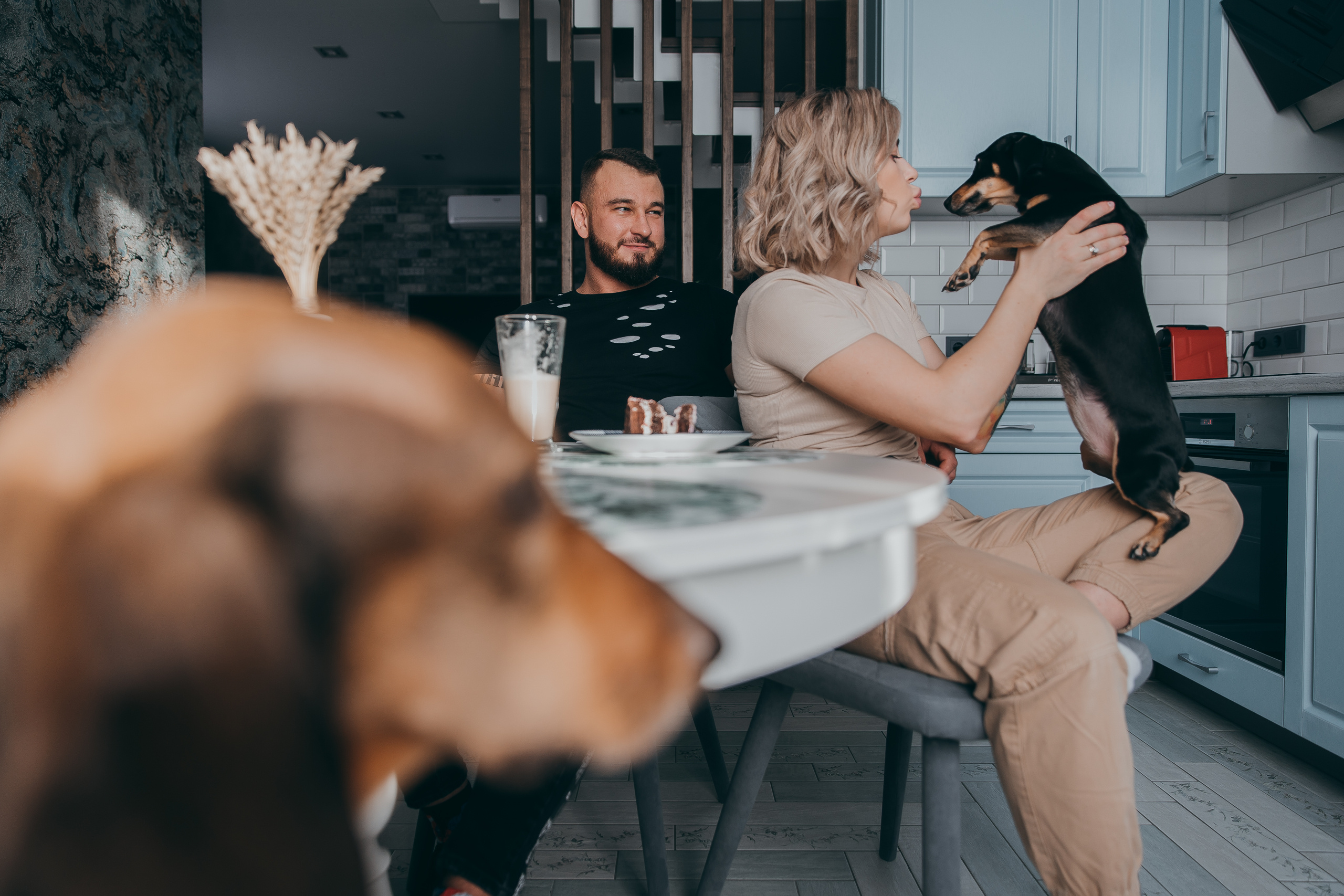 Анжелика & Артём. Дома. + 2 домашних любимца. Свадебный Фотограф Илья Чепайкин. Калининград