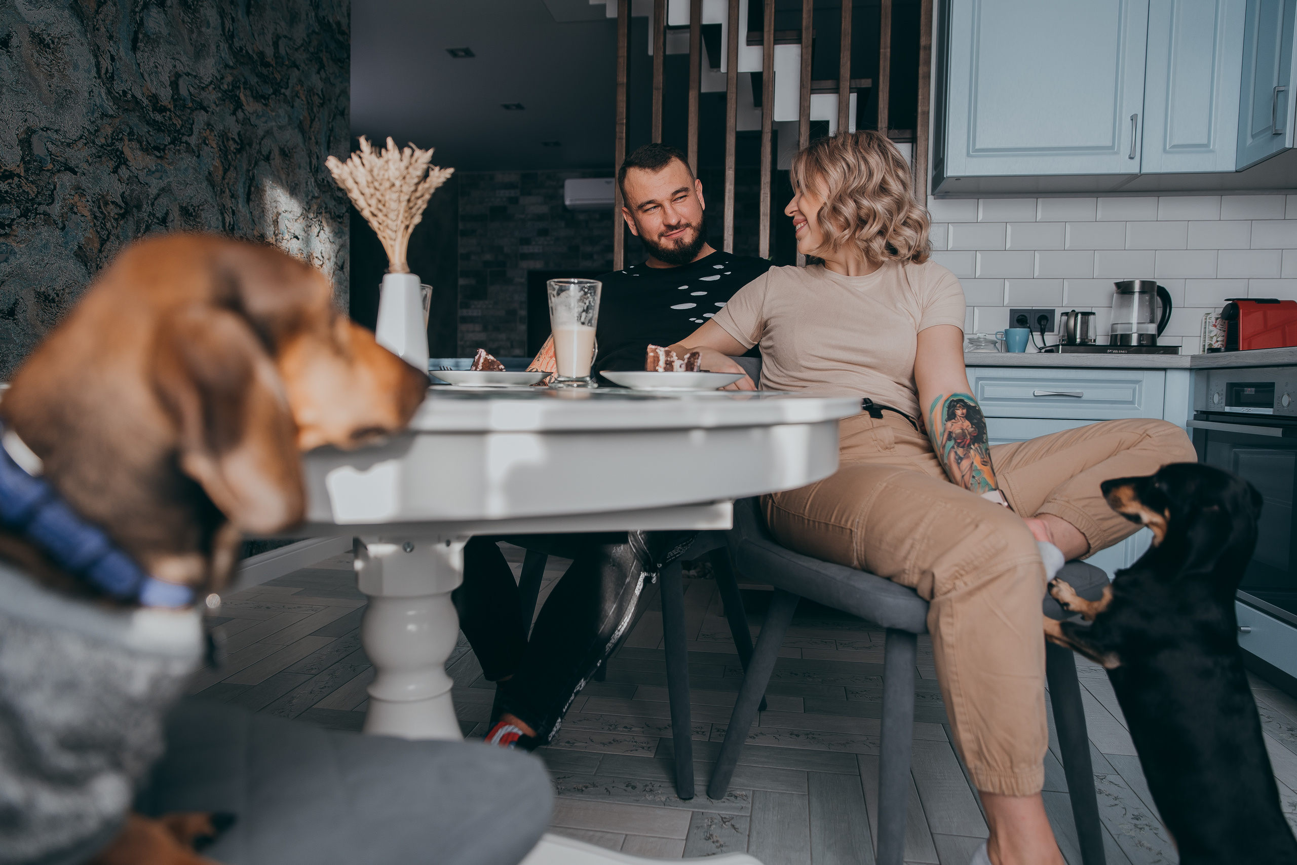 Анжелика & Артём. Дома. + 2 домашних любимца. Свадебный Фотограф Илья Чепайкин. Калининград